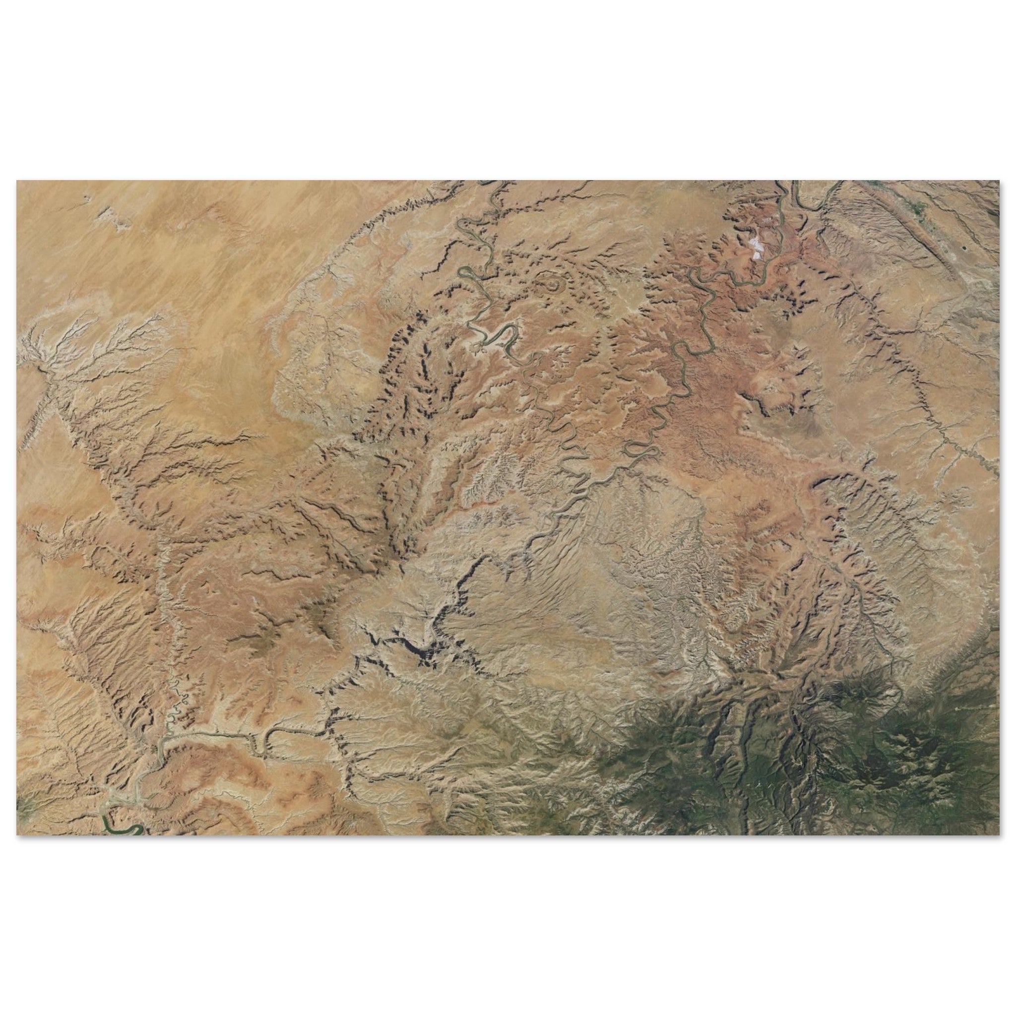 Canyonlands National Park Natural Earth Print - Ink And Atlas