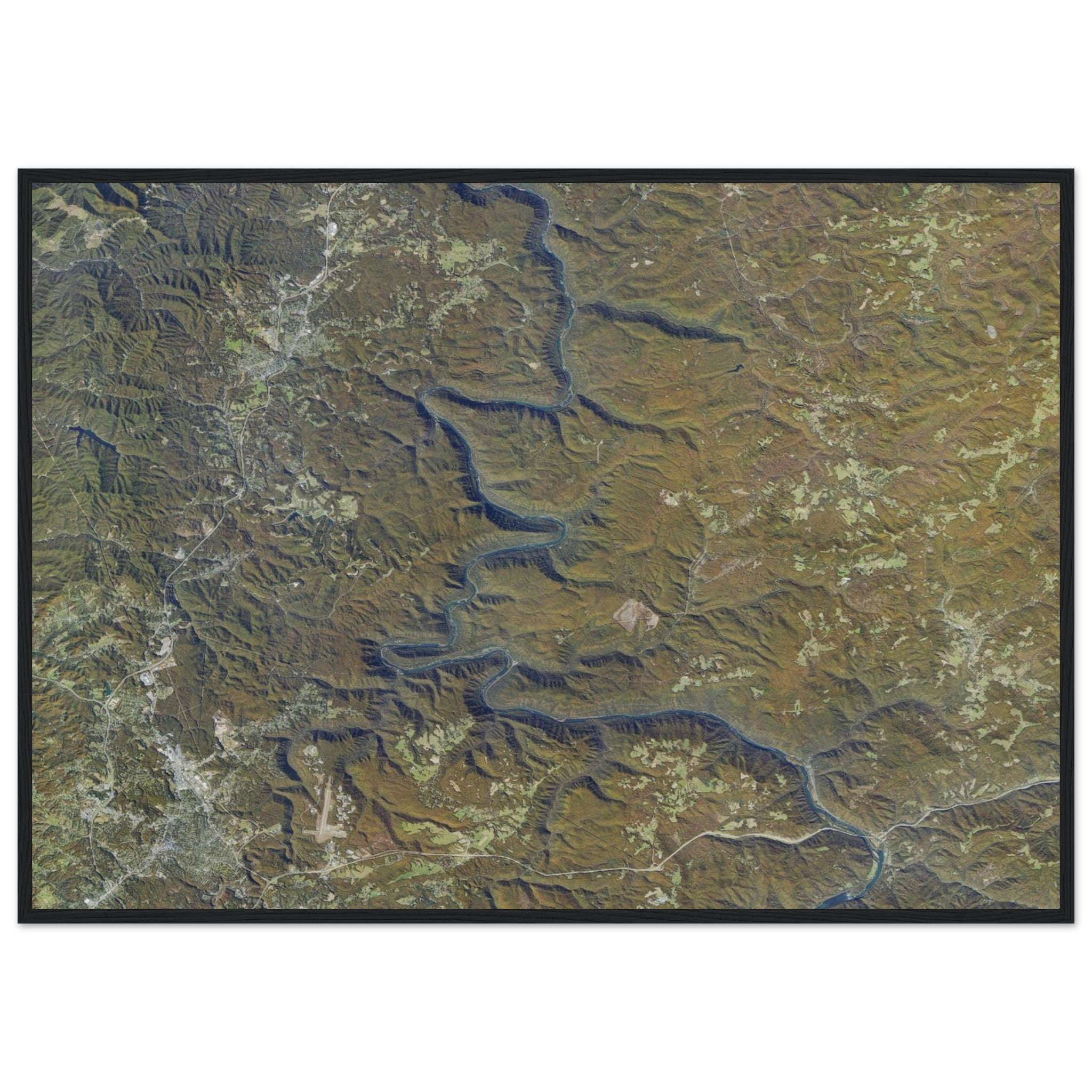 New River Gorge National Park Natural Earth Print - Ink And Atlas