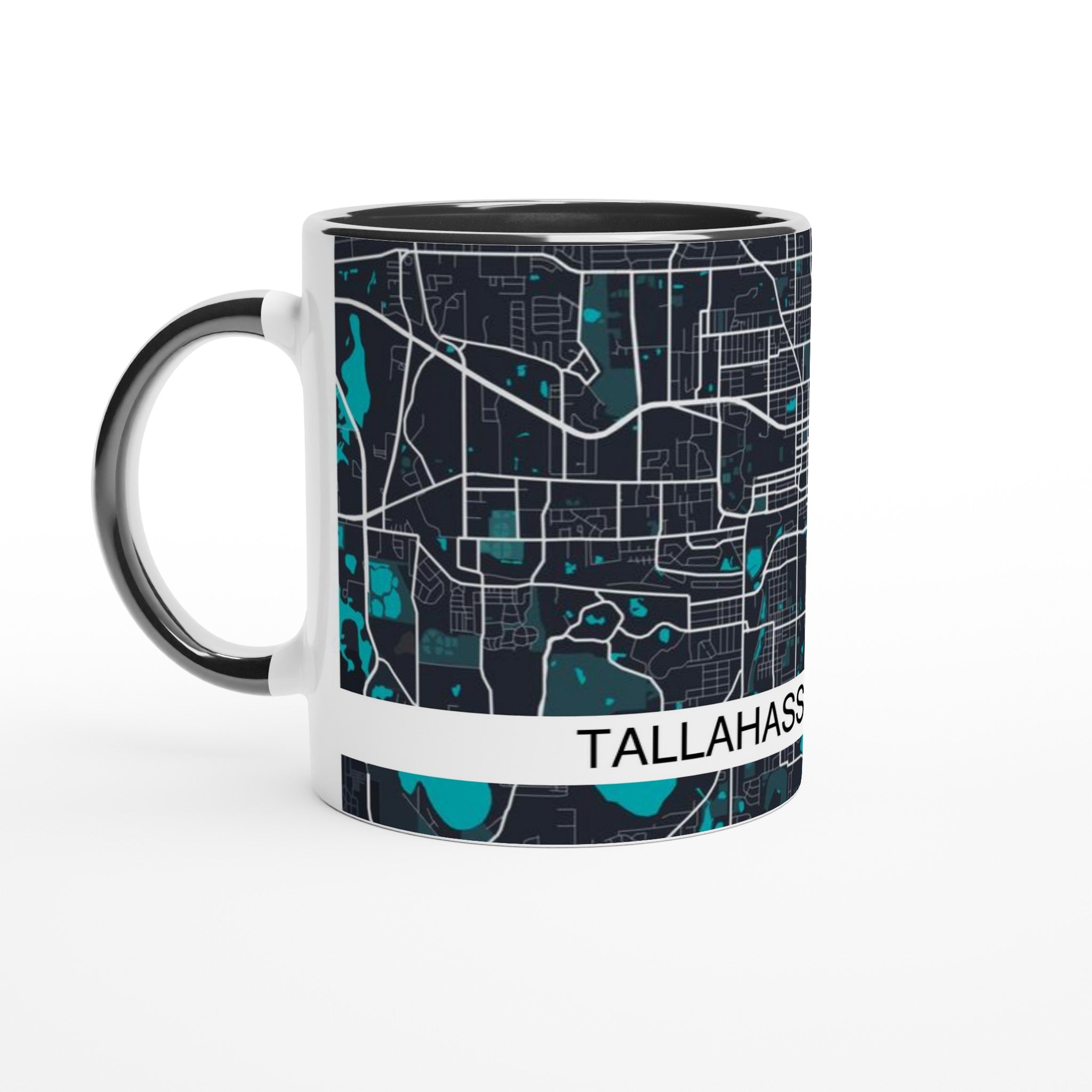 Tallahassee Florida Modern City Map Mug (11oz) - Ink And Atlas
