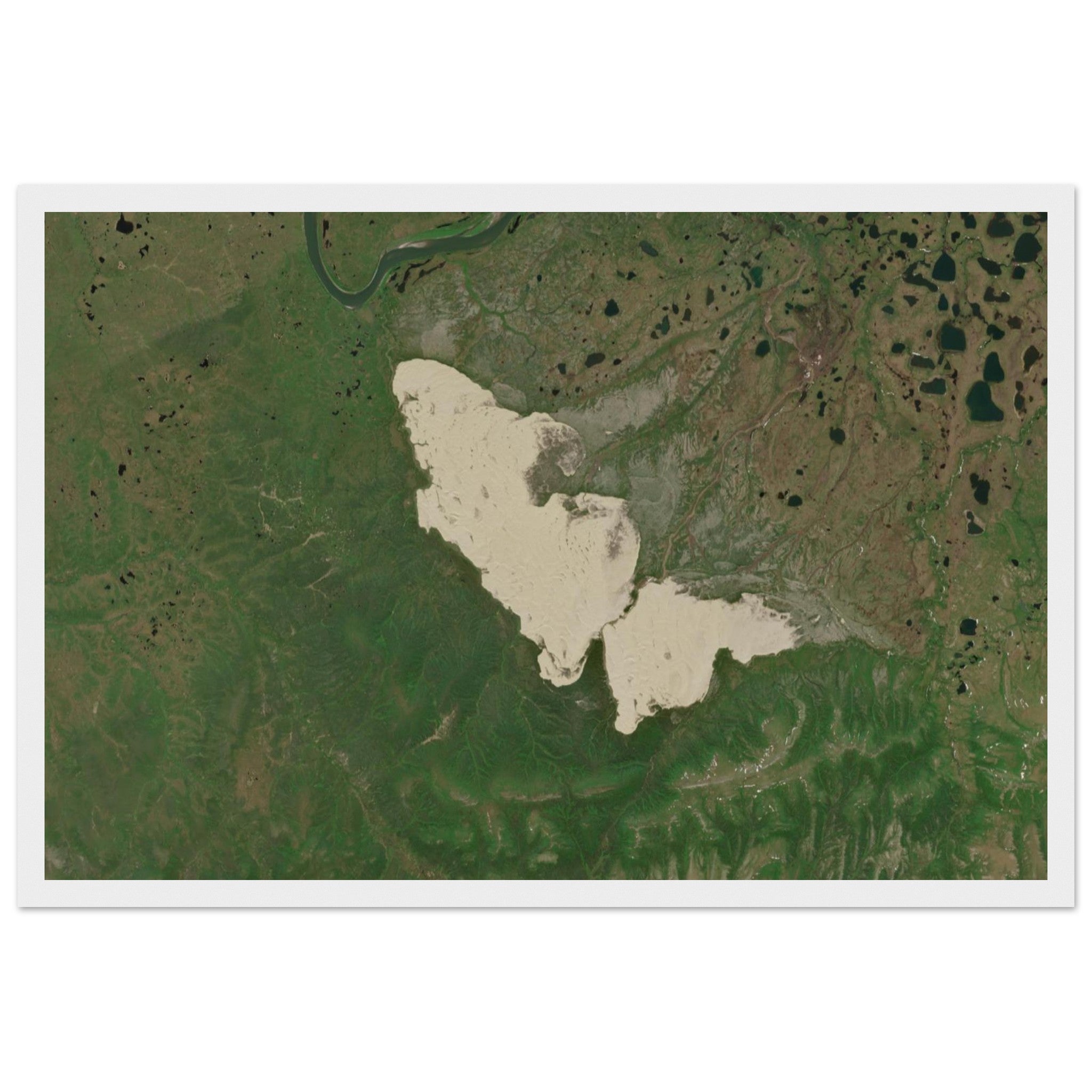 Kobuk Valley National Park Natural Earth Print - Ink And Atlas
