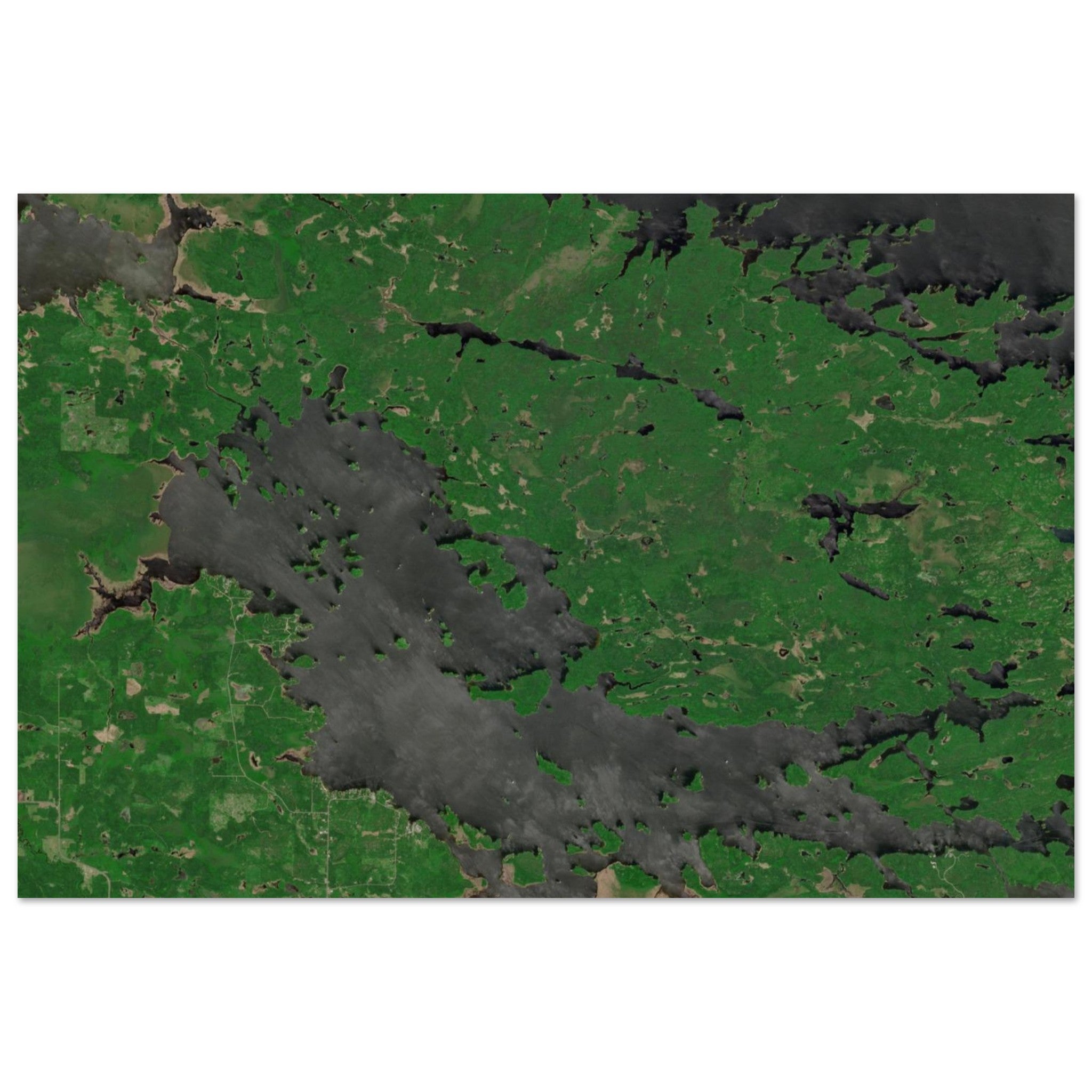 Voyageurs National Park Natural Earth Print - Ink And Atlas