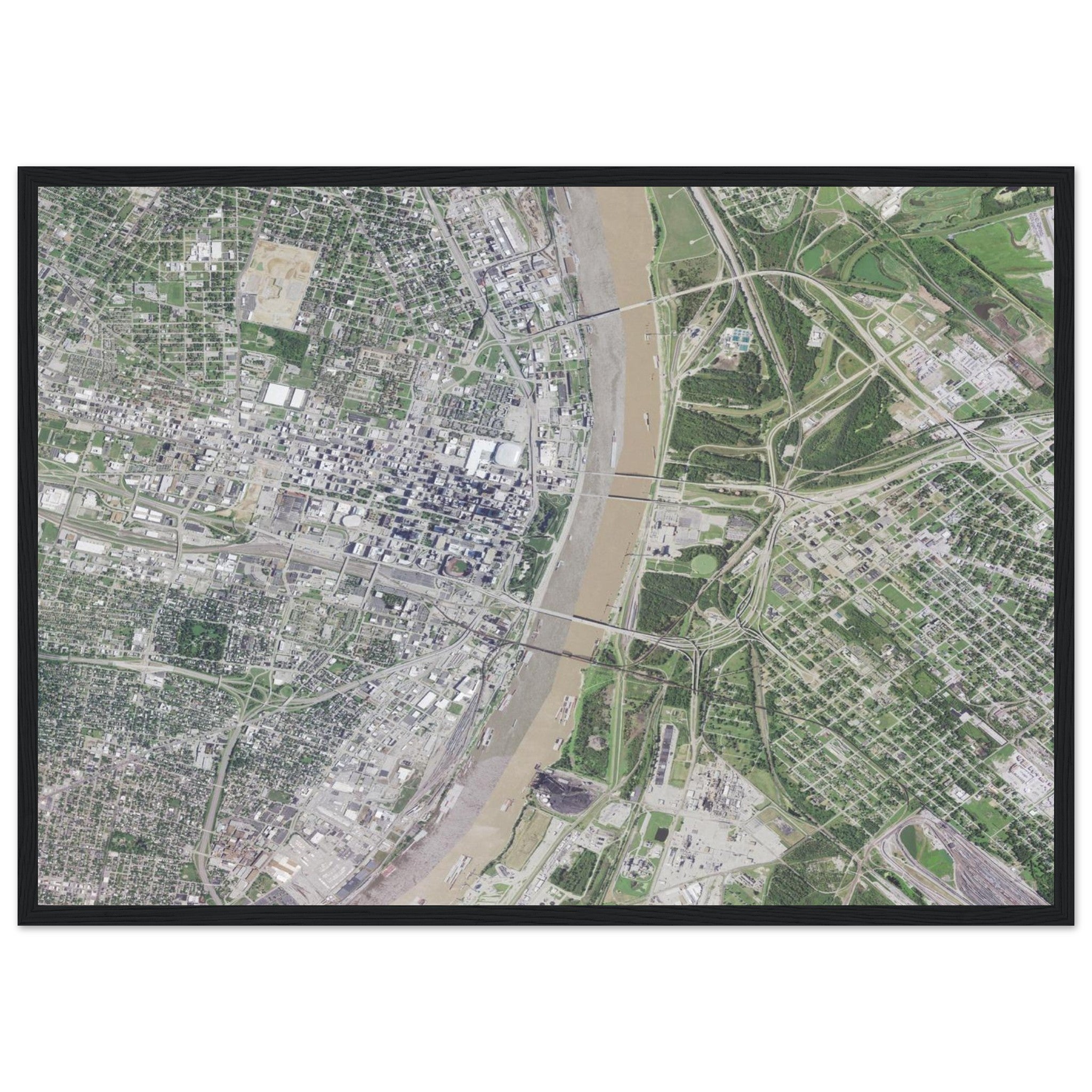 Gateway Arch National Park Natural Earth Print - Ink And Atlas
