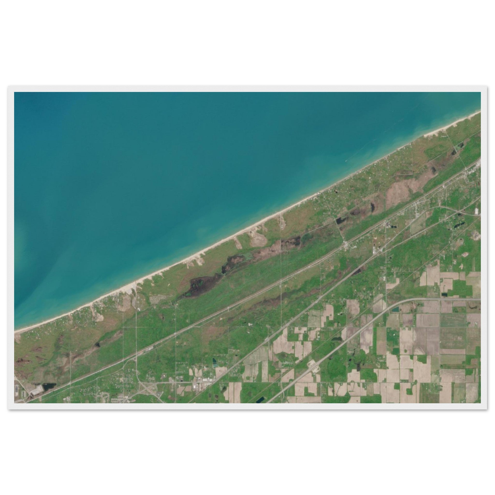 Indiana Dunes National Park Natural Earth Print - Ink And Atlas