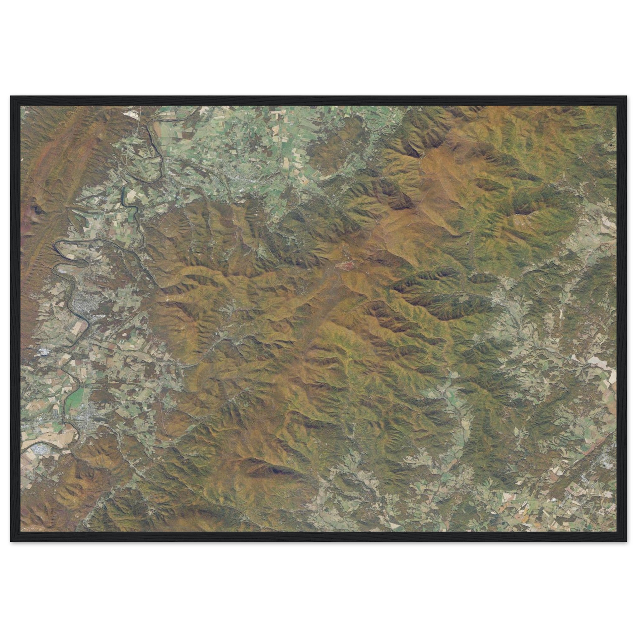 Shenandoah National Park Natural Earth Print - Ink And Atlas