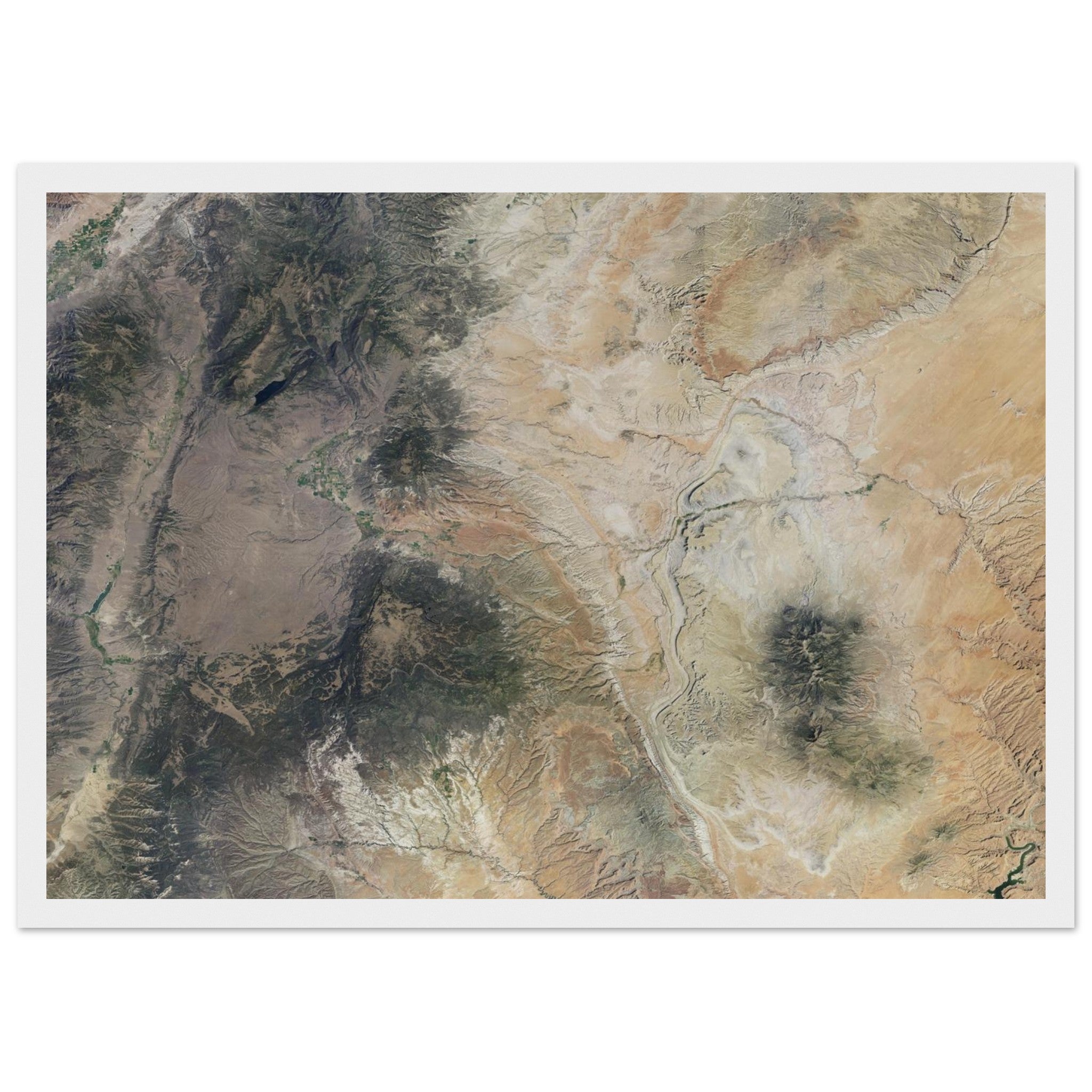 Capitol Reef Natoinal Park Natural Earth Print - Ink And Atlas