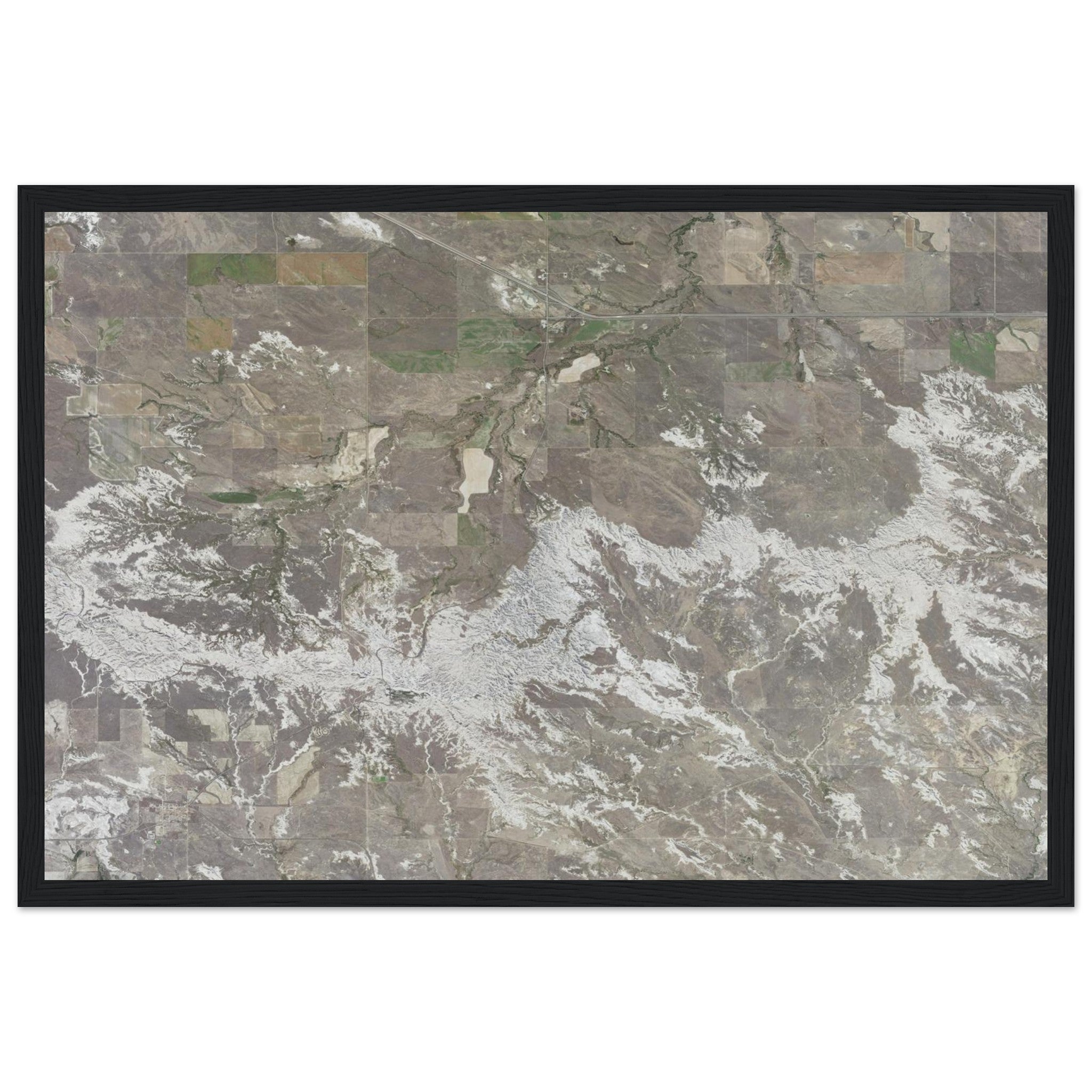 Theodore Roosevelt National Park Natural Earth Print - Ink And Atlas