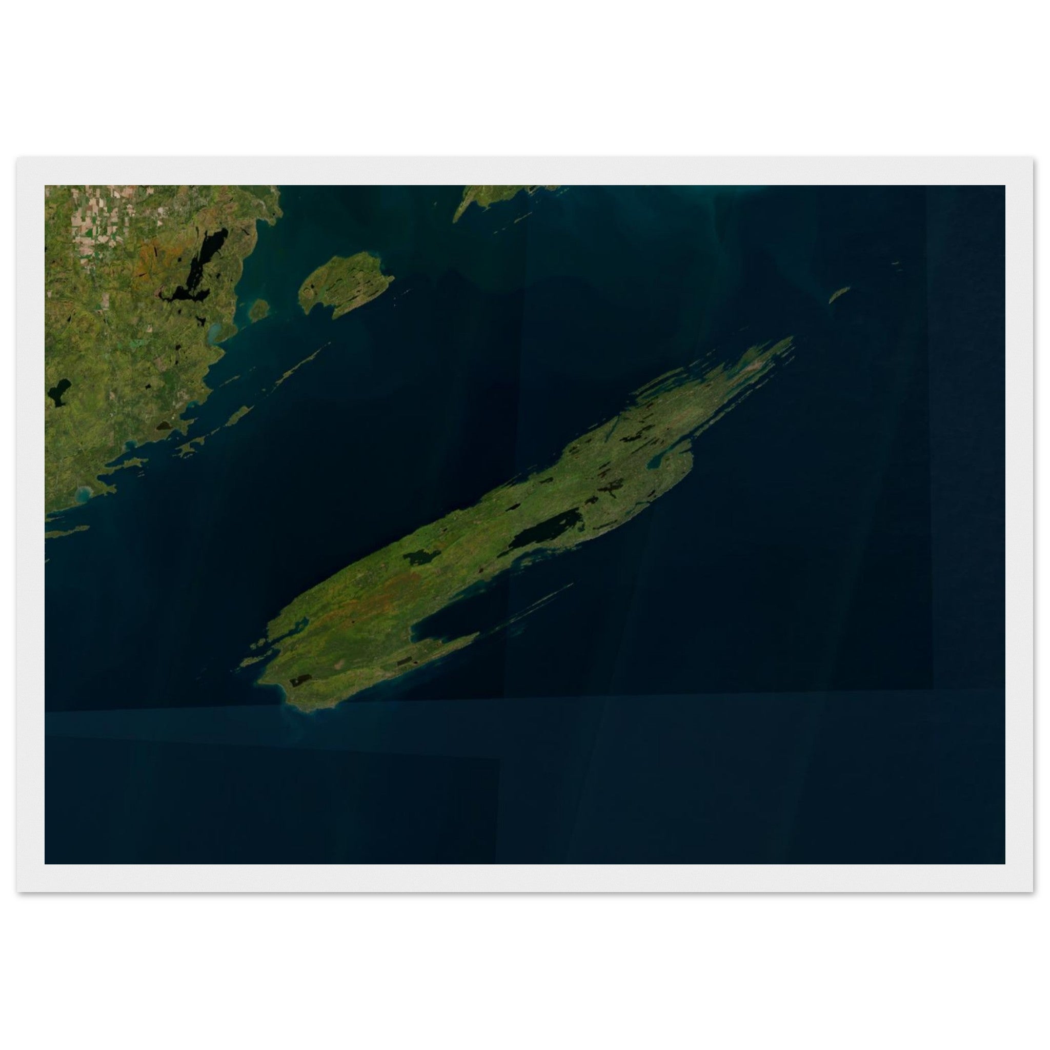 Isle Royale National Park Natural Earth Print - Ink And Atlas