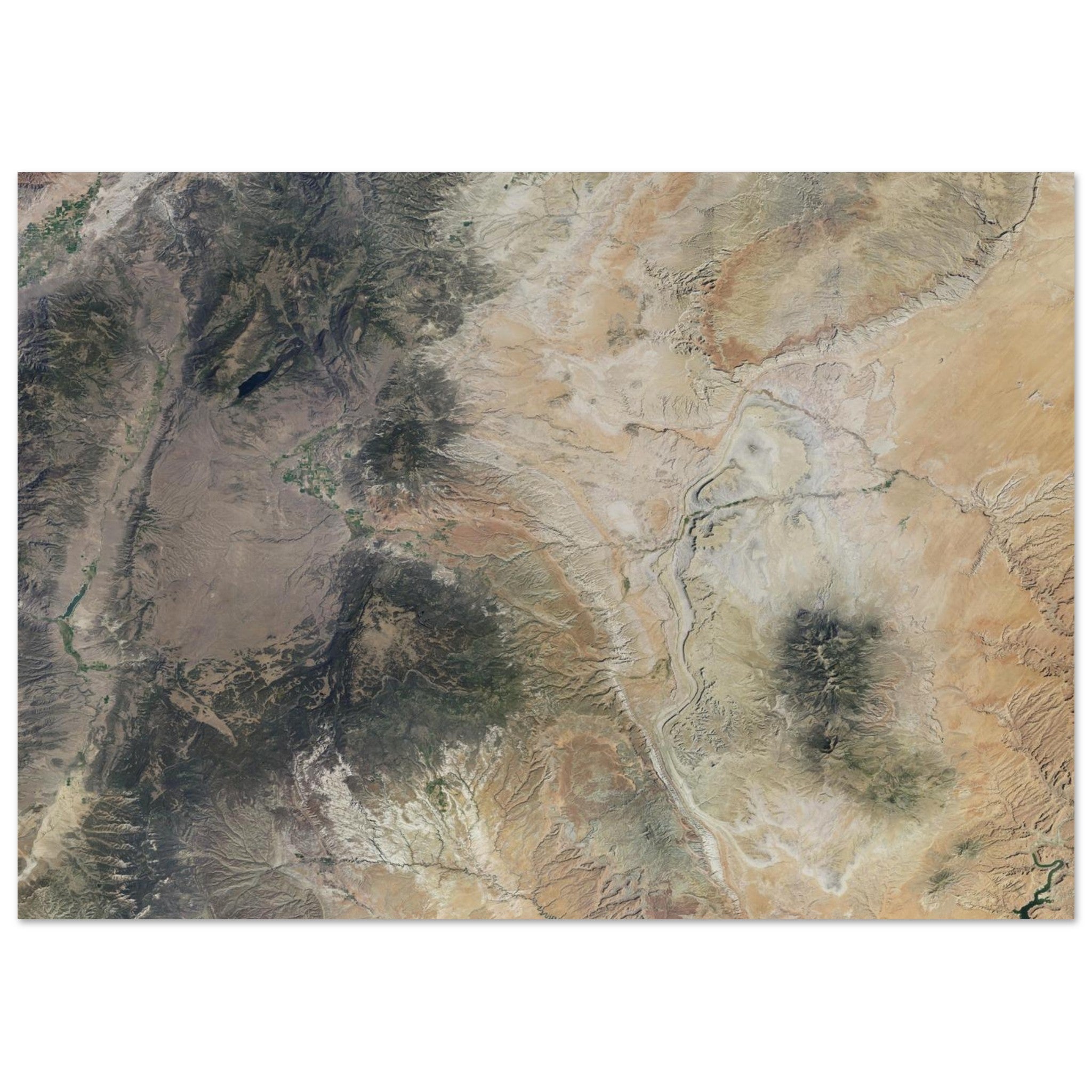 Capitol Reef Natoinal Park Natural Earth Print - Ink And Atlas