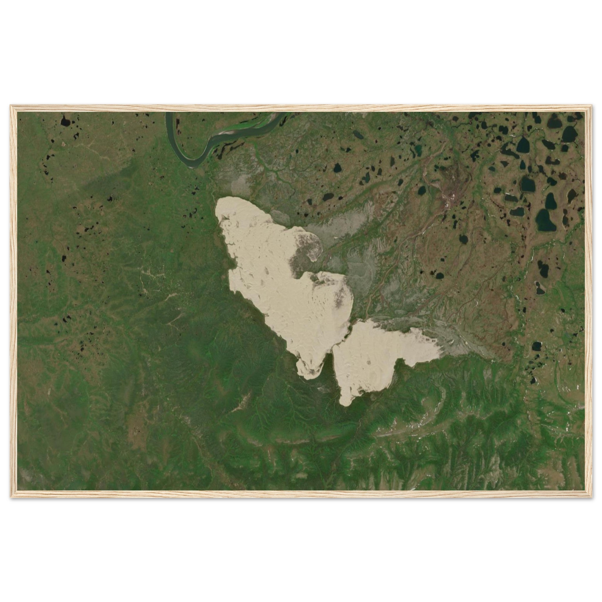 Kobuk Valley National Park Natural Earth Print - Ink And Atlas