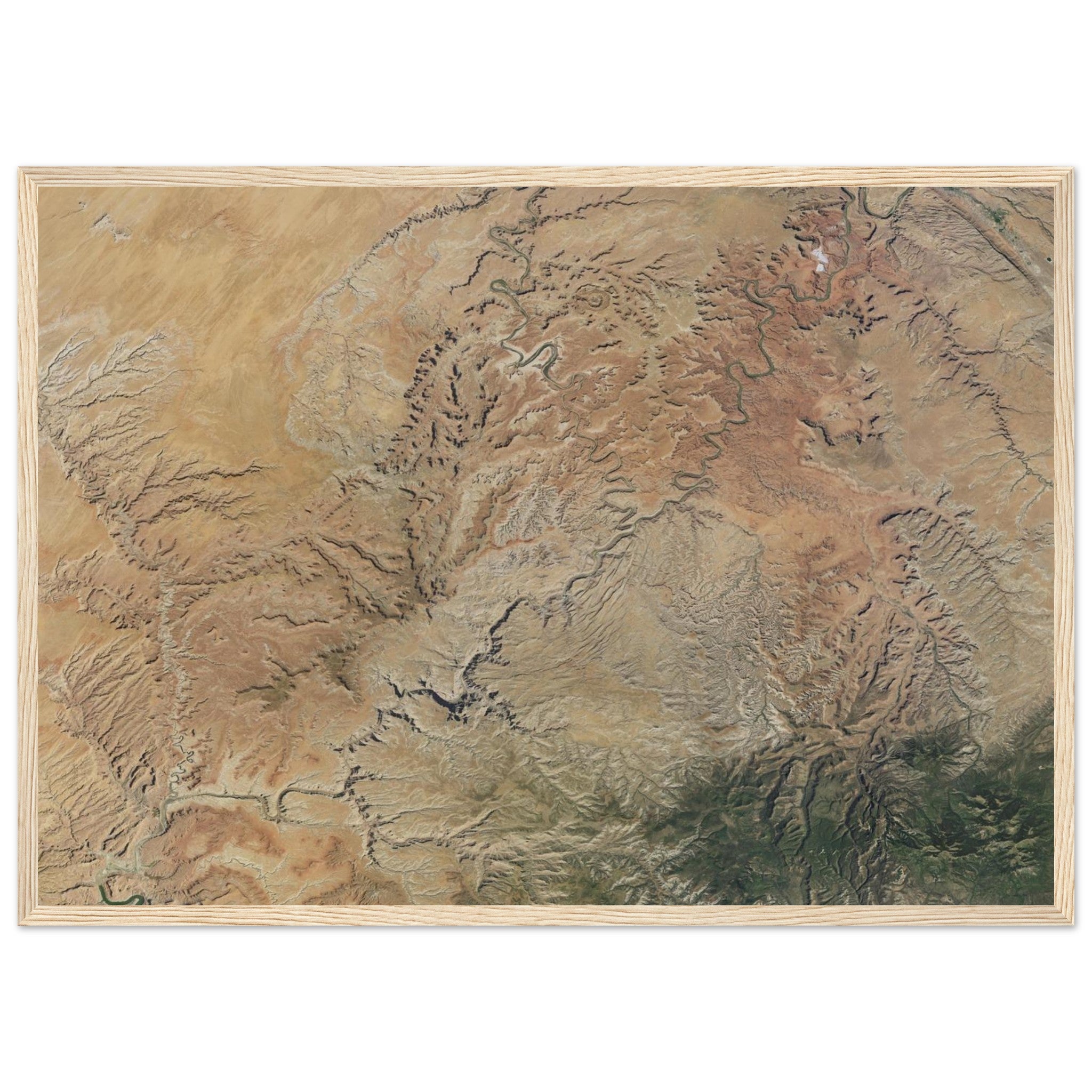 Canyonlands National Park Natural Earth Print - Ink And Atlas
