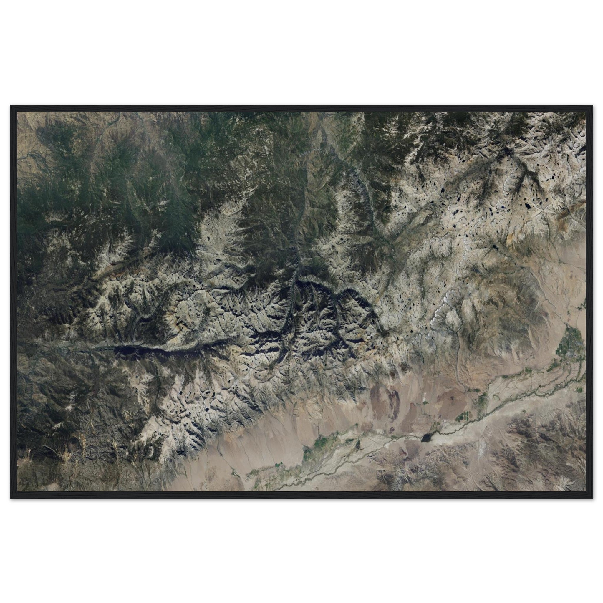 Kings Canyon National Park Natural Earth Print - Ink And Atlas