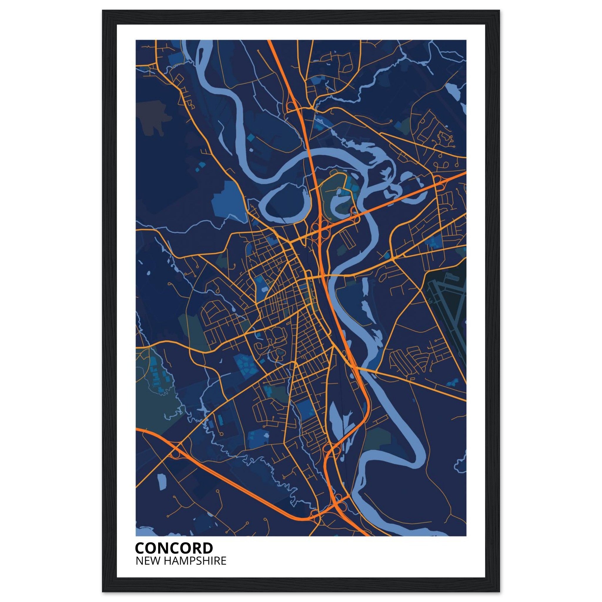 concord modern city map 