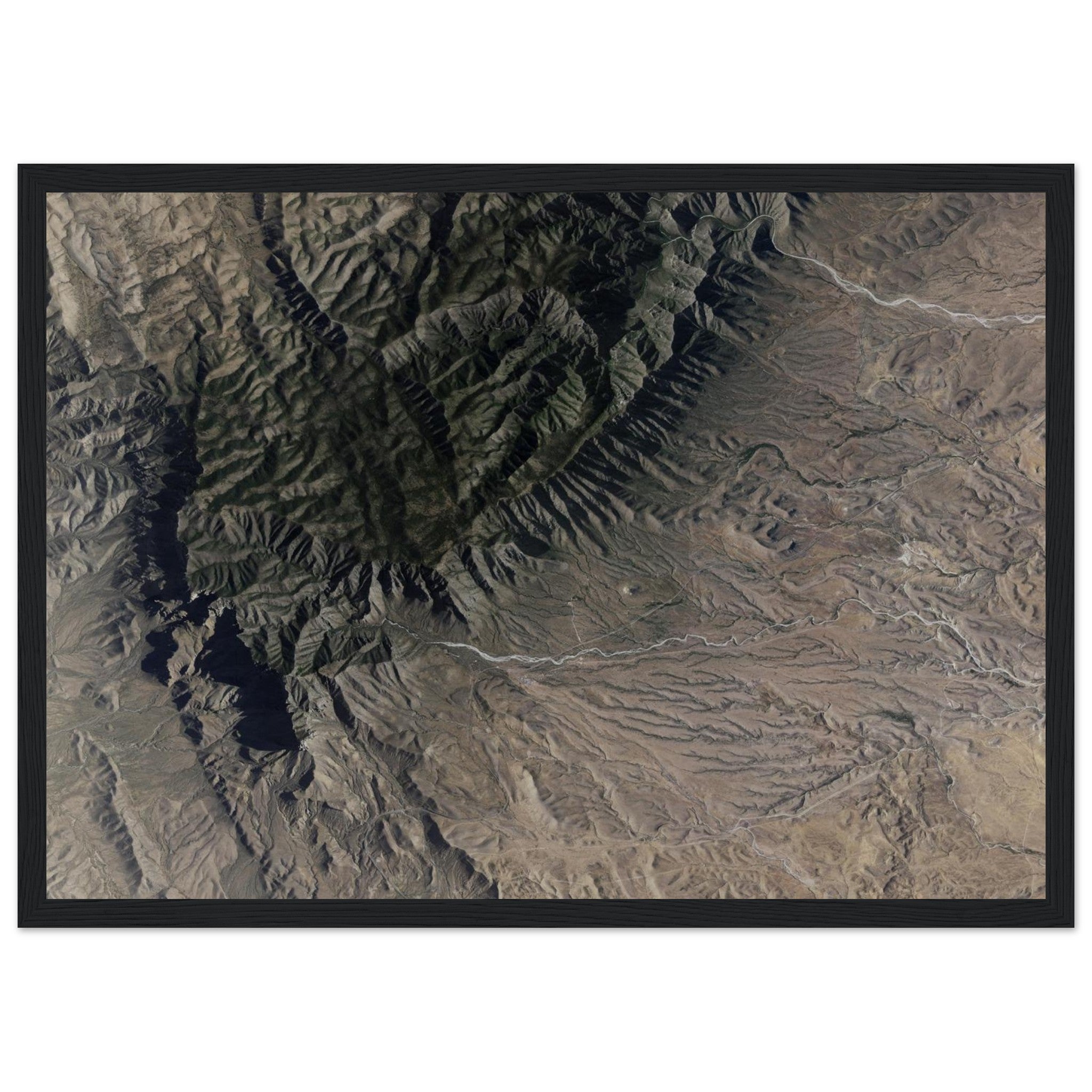 Guadalupe Mountains National Park Natural Earth Print - Ink And Atlas