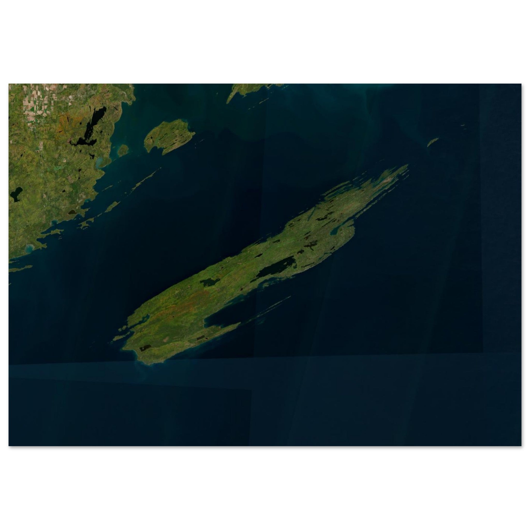 Isle Royale National Park Natural Earth Print - Ink And Atlas