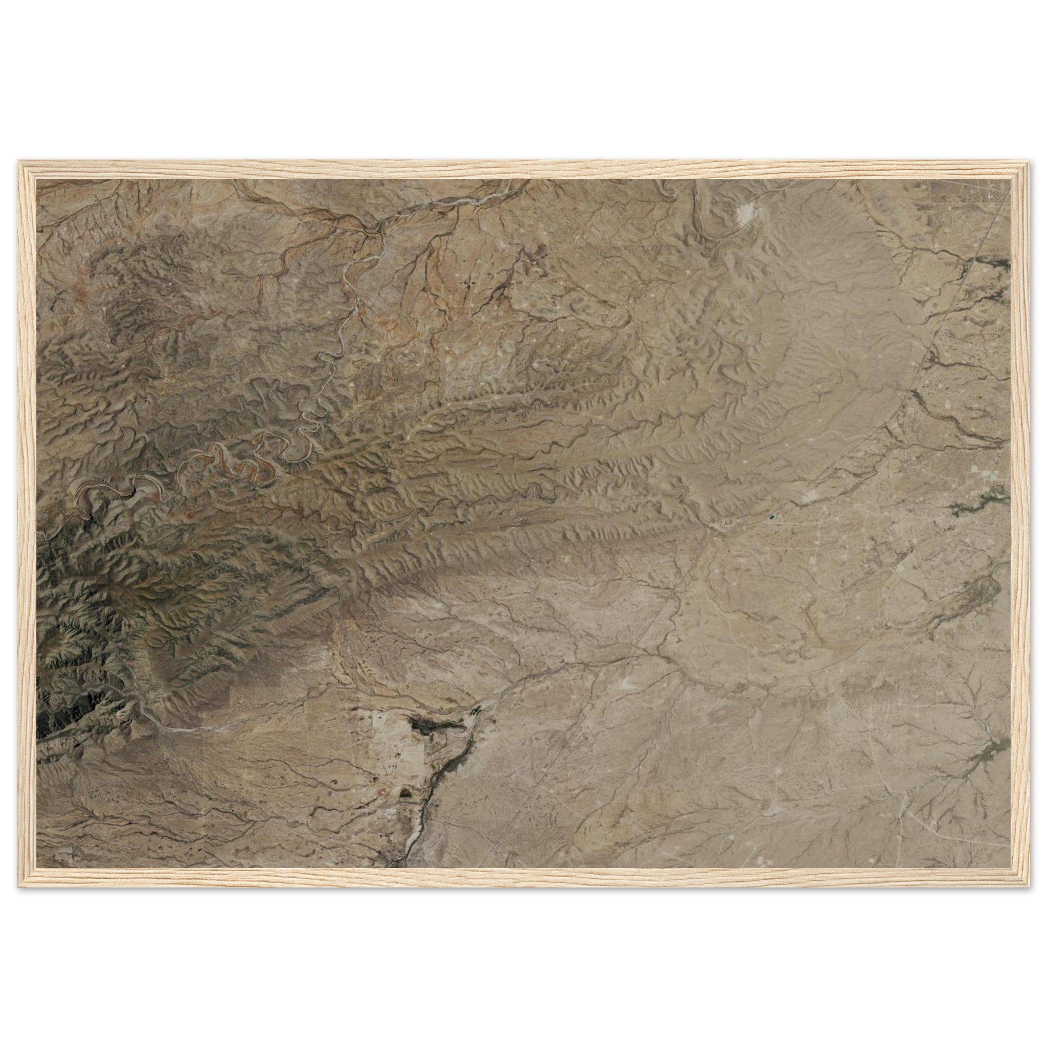 Carlsbad Caverns National Park Natural Earth Print - Ink And Atlas