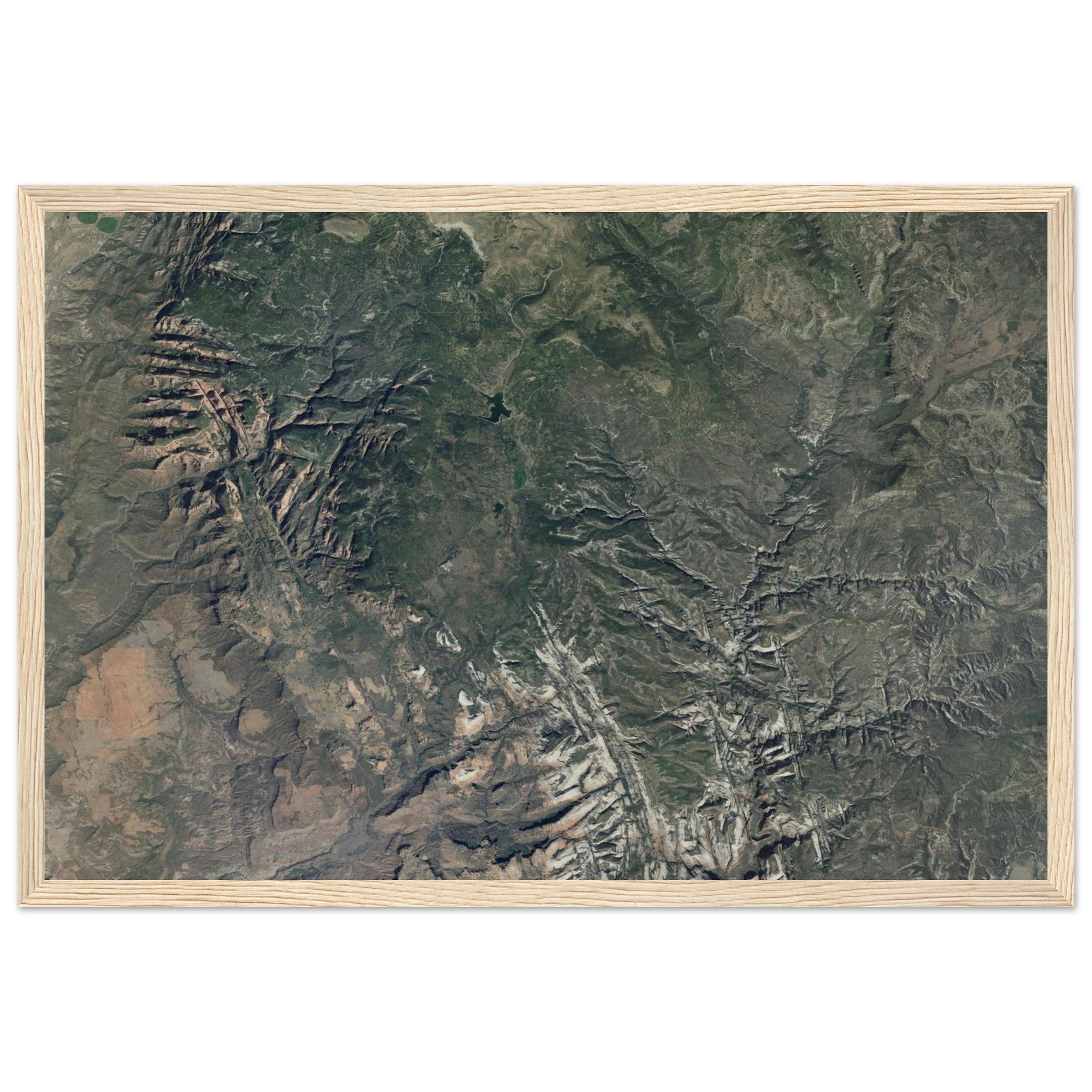 Zion National Park Natural Earth Print - Ink And Atlas