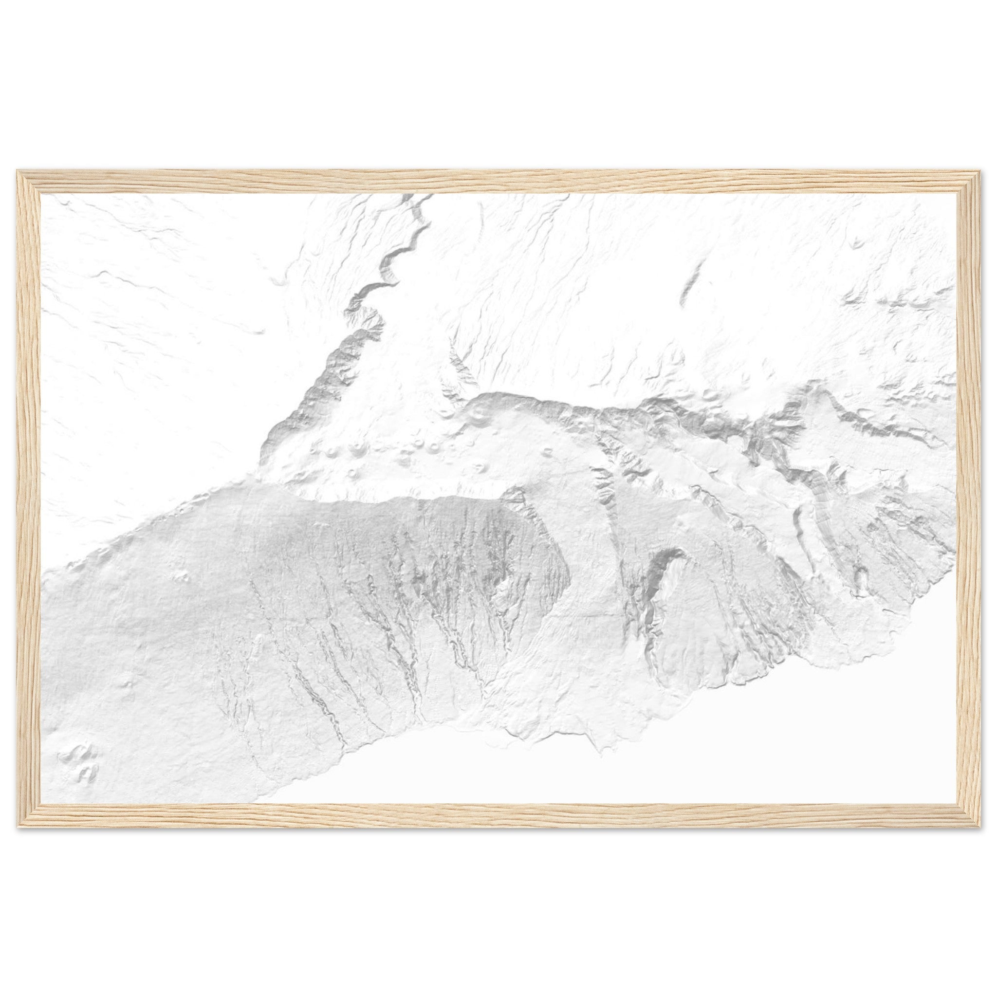 Haleakalā National Park Natural Earth Print - Ink And Atlas