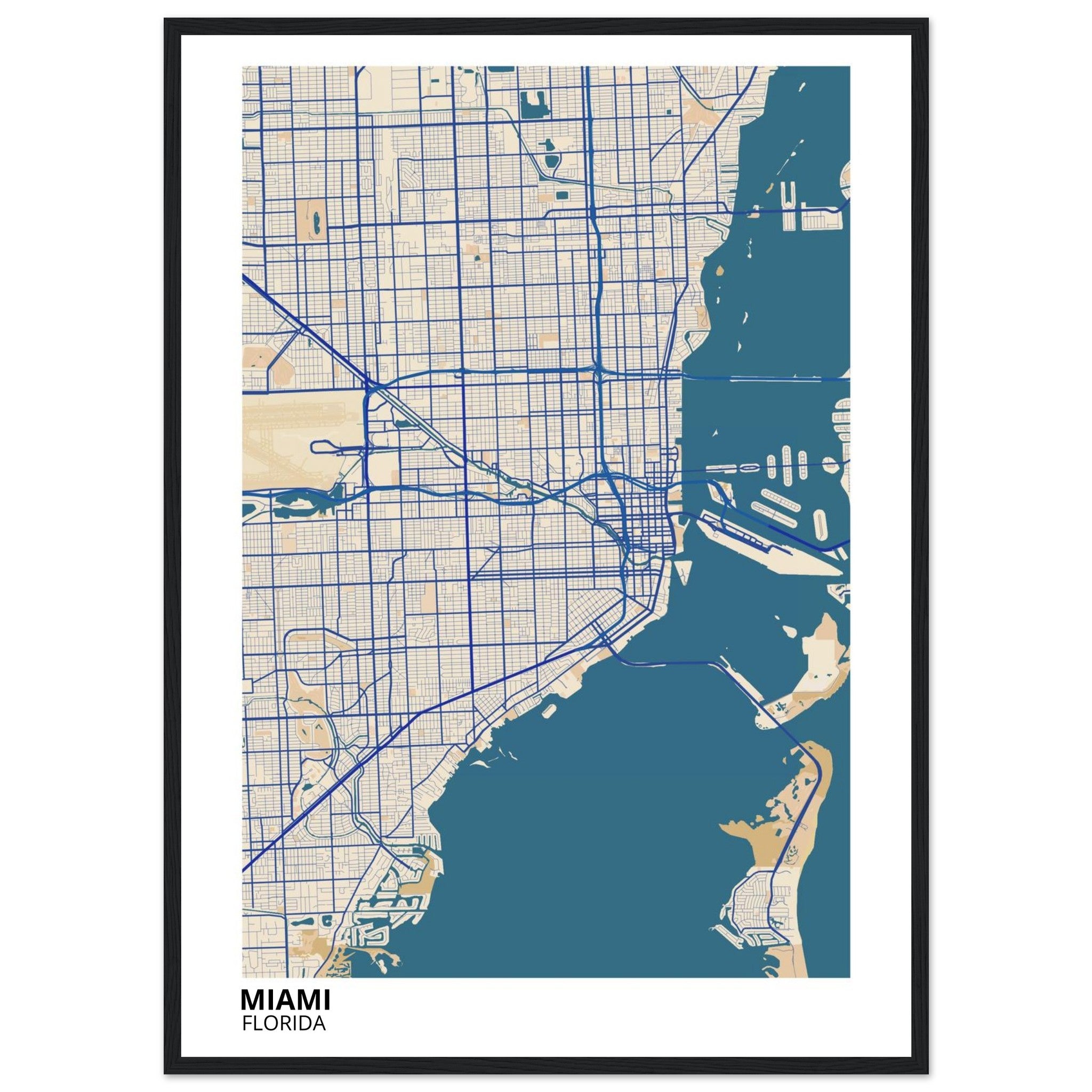 miami modern city map 