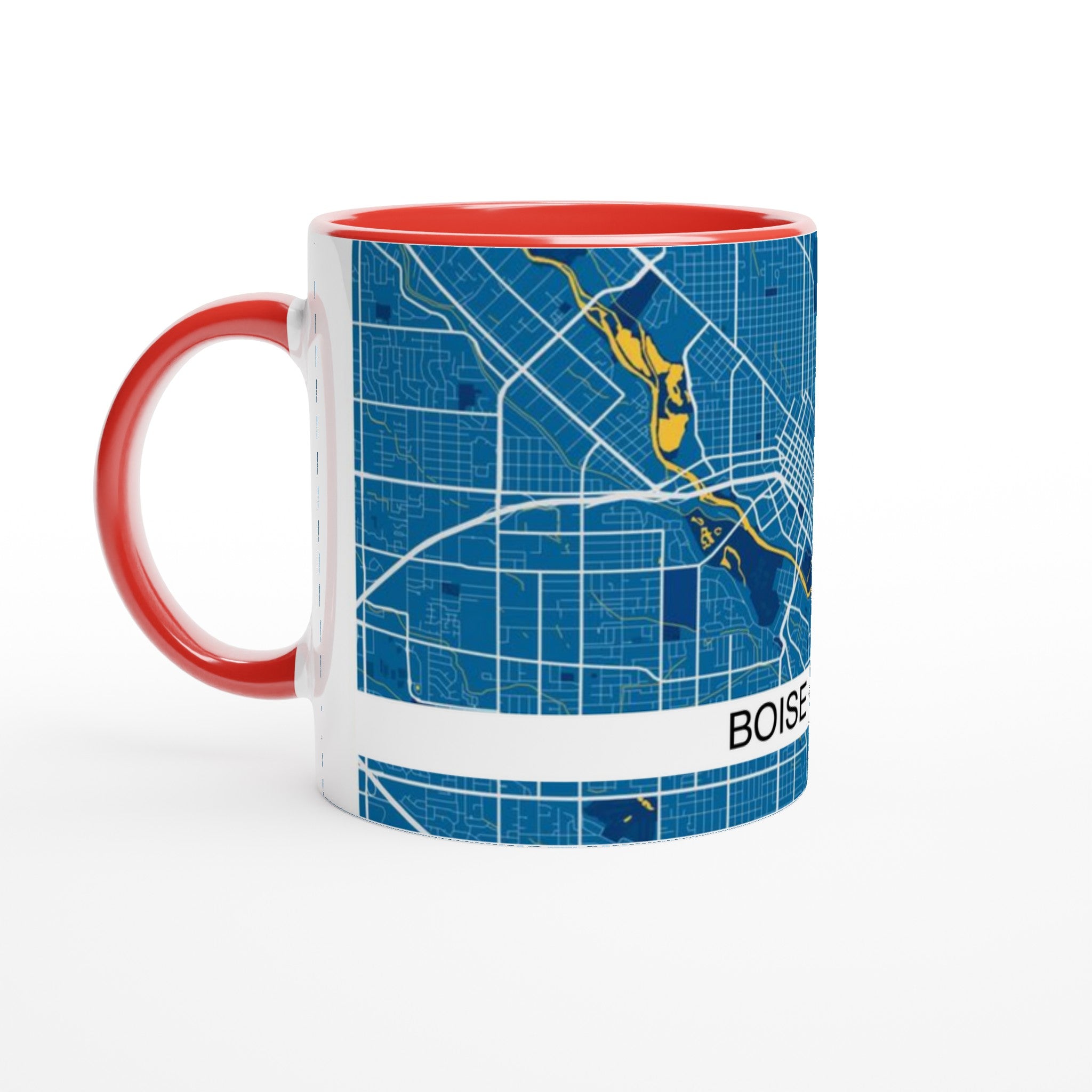 Boise Idaho Modern City Map Mug (11oz) - Ink And Atlas