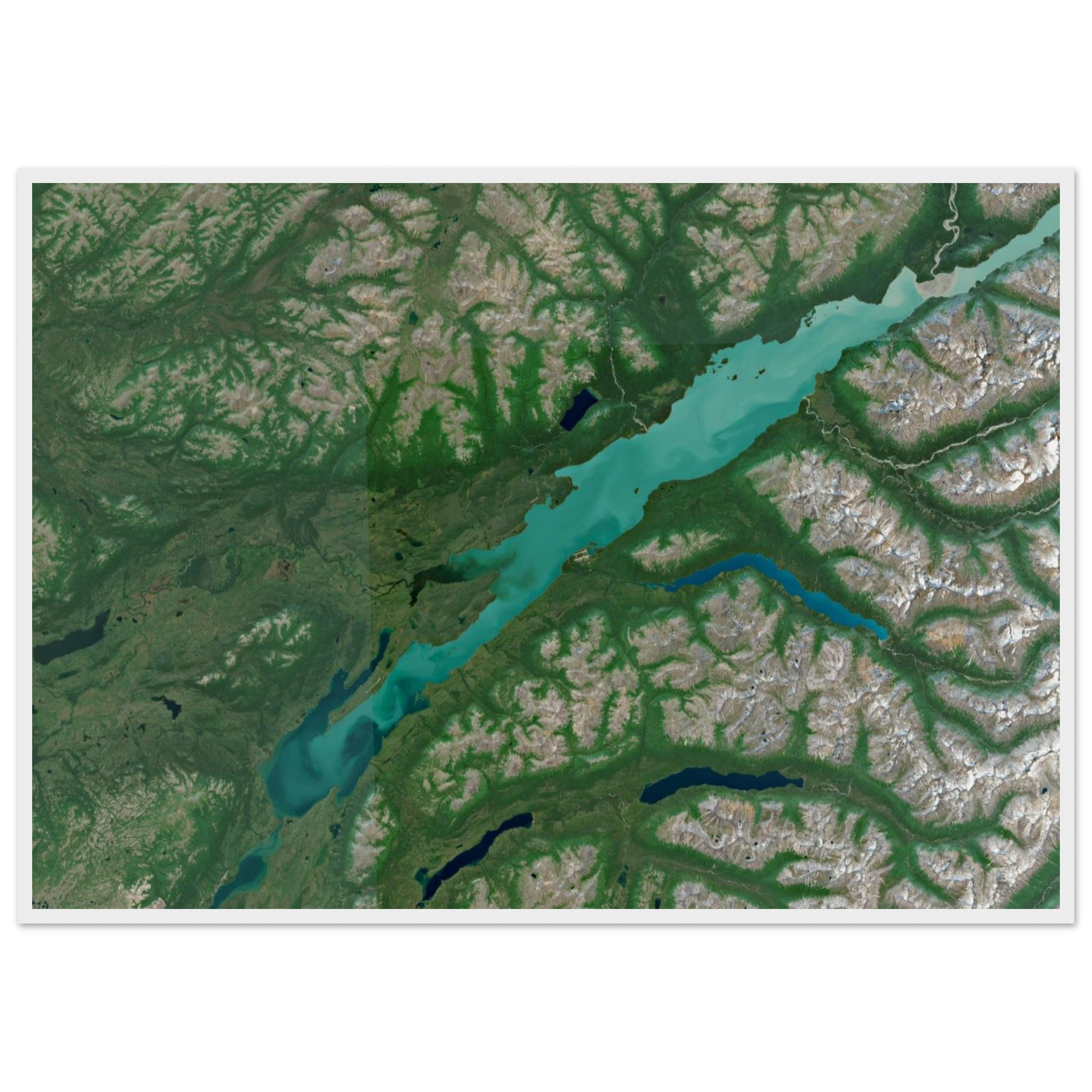 Lake Clark National Park Natural Earth Print - Ink And Atlas
