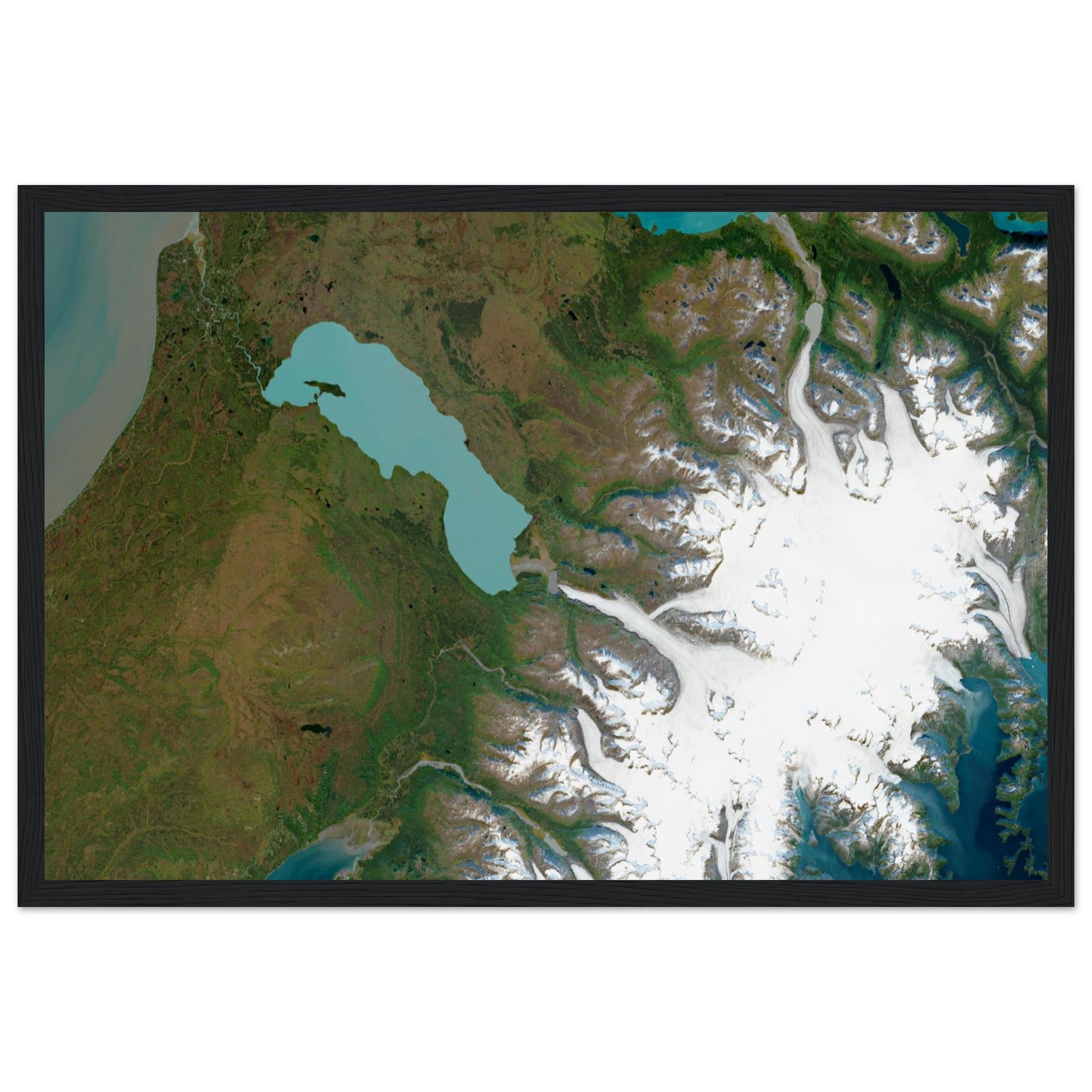 Kenai Fjords National Park Natural Earth Print - Ink And Atlas