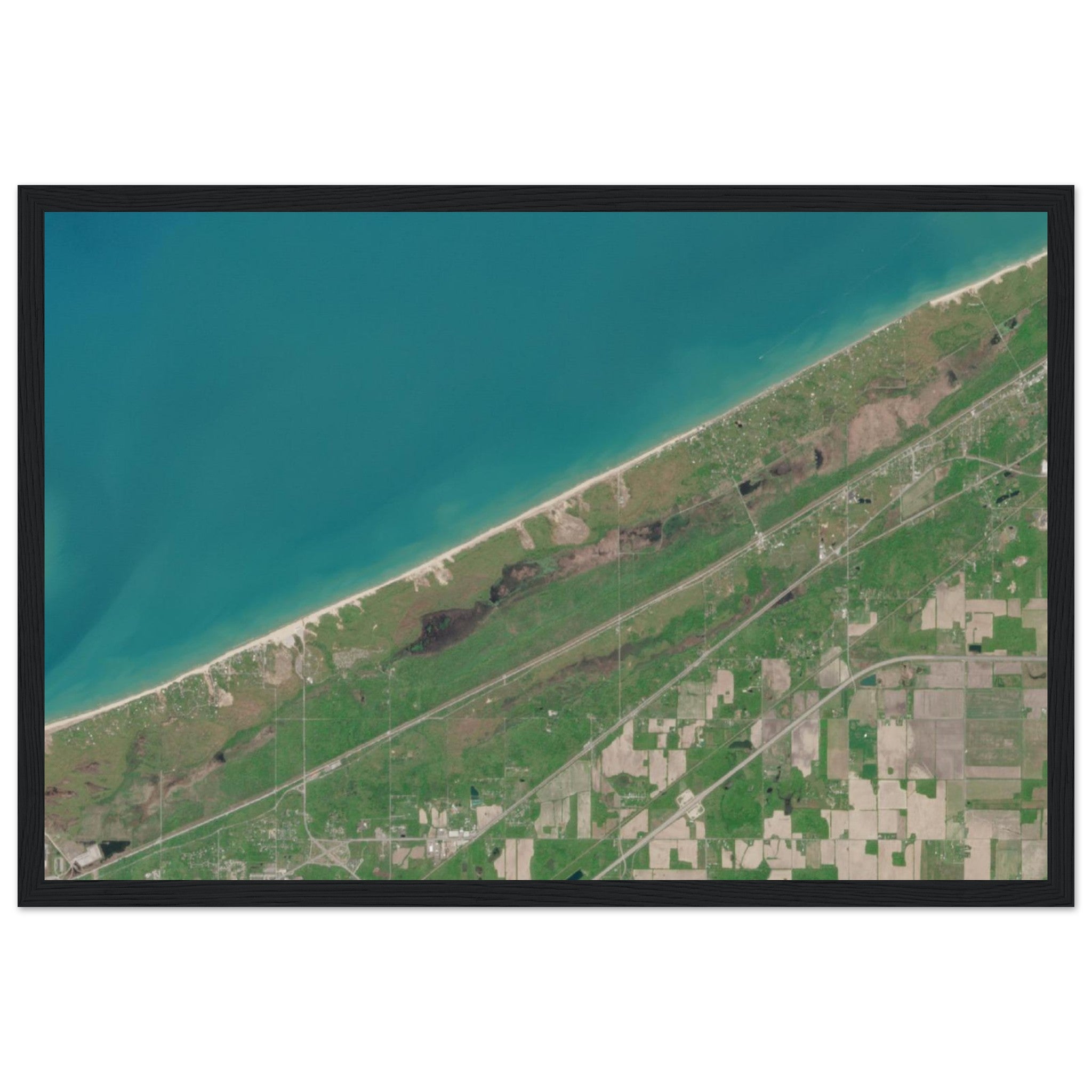 Indiana Dunes National Park Natural Earth Print - Ink And Atlas