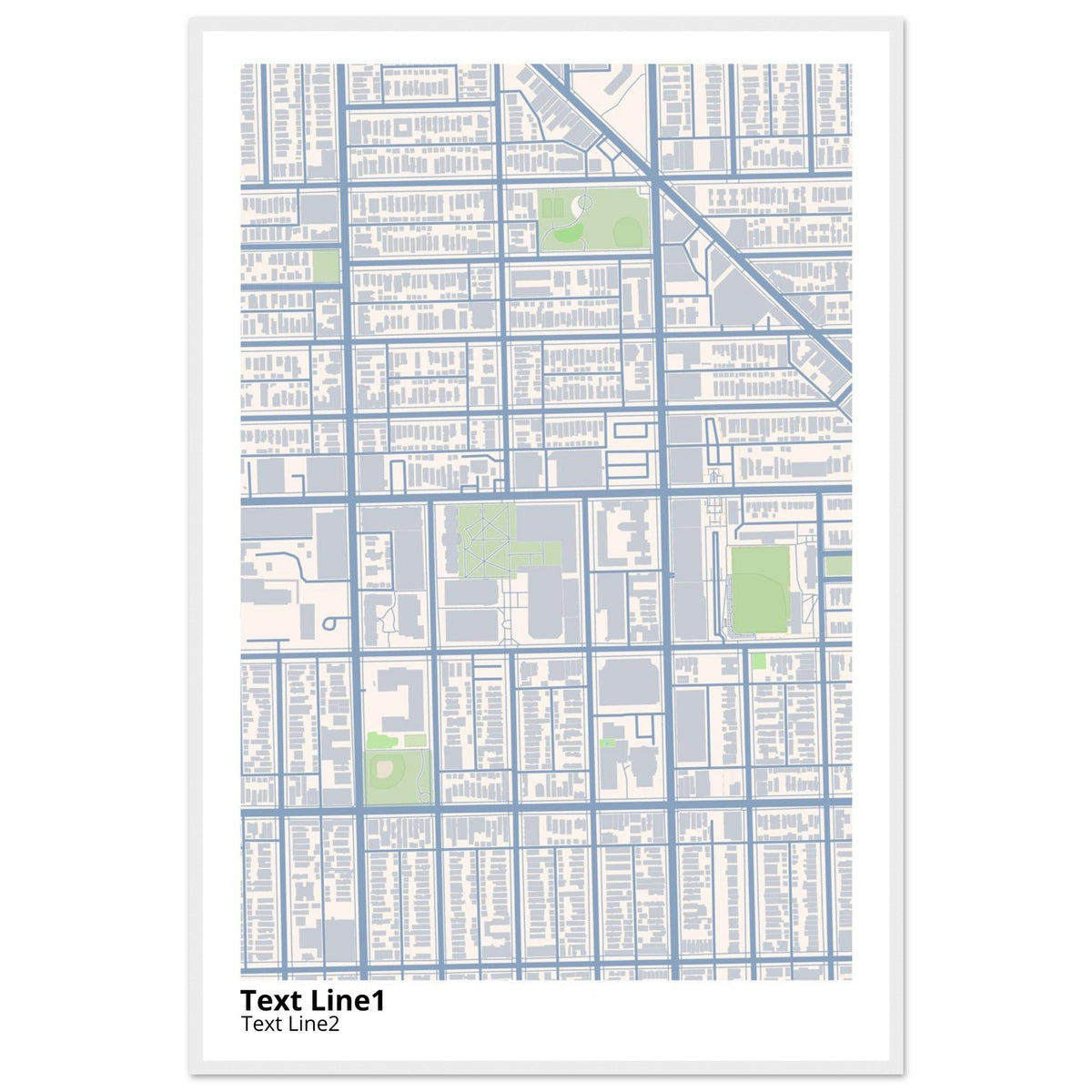 DePaul University Campus Map Poster | Graduation Gift – Ink And Atlas