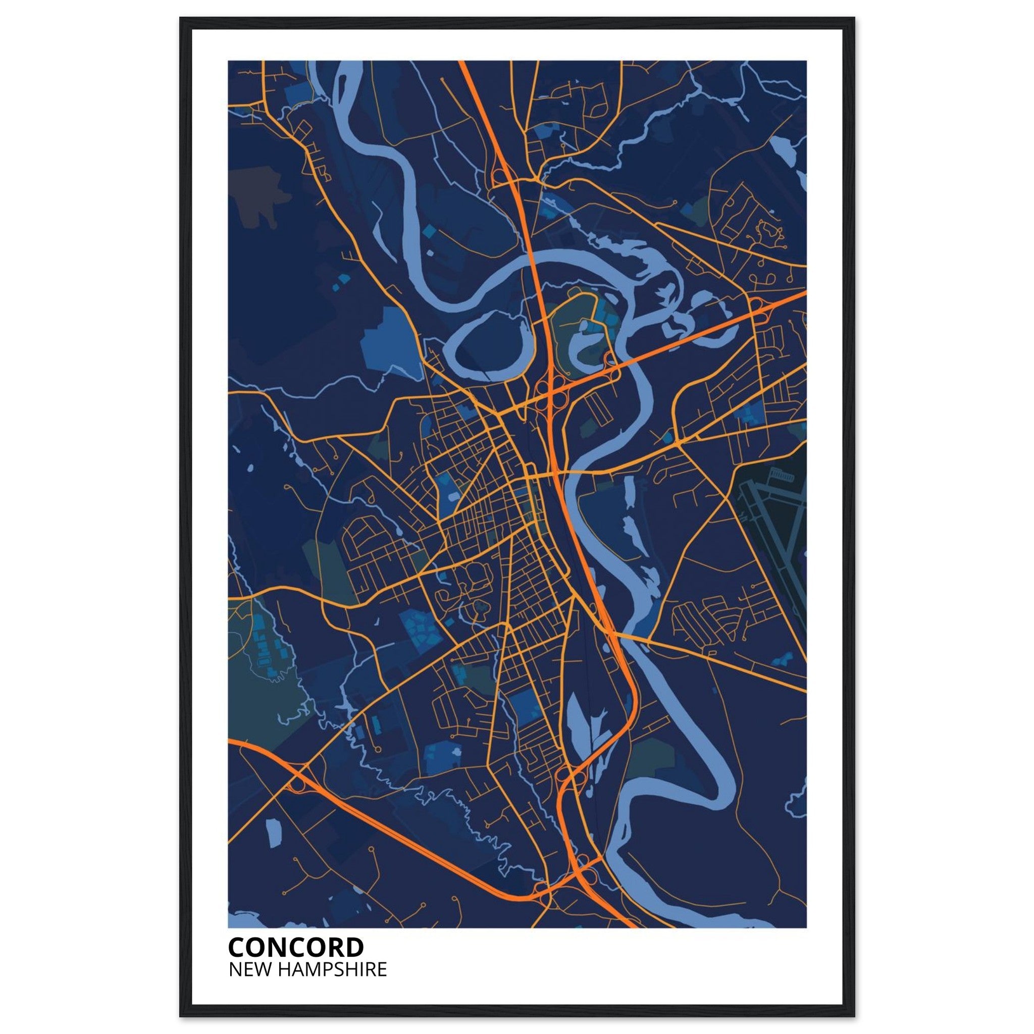concord modern city map 