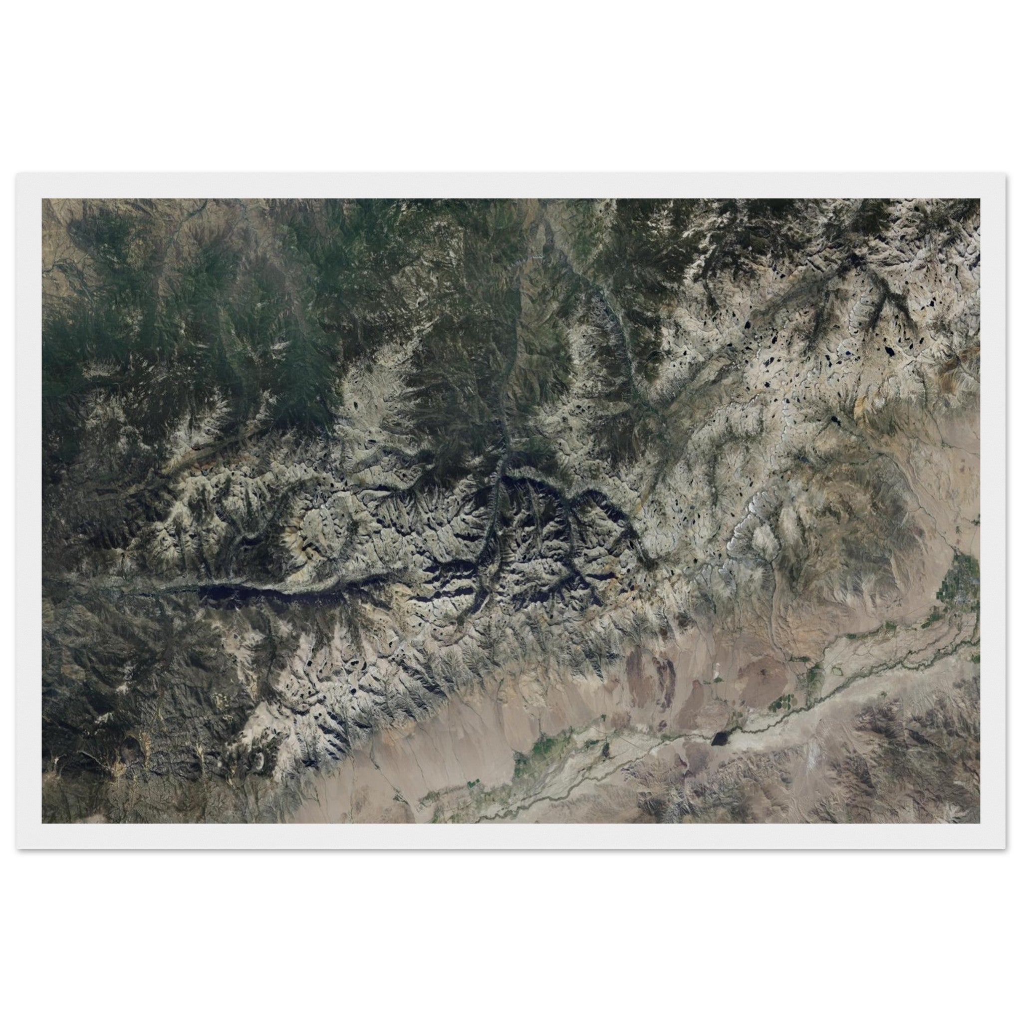 Kings Canyon National Park Natural Earth Print - Ink And Atlas