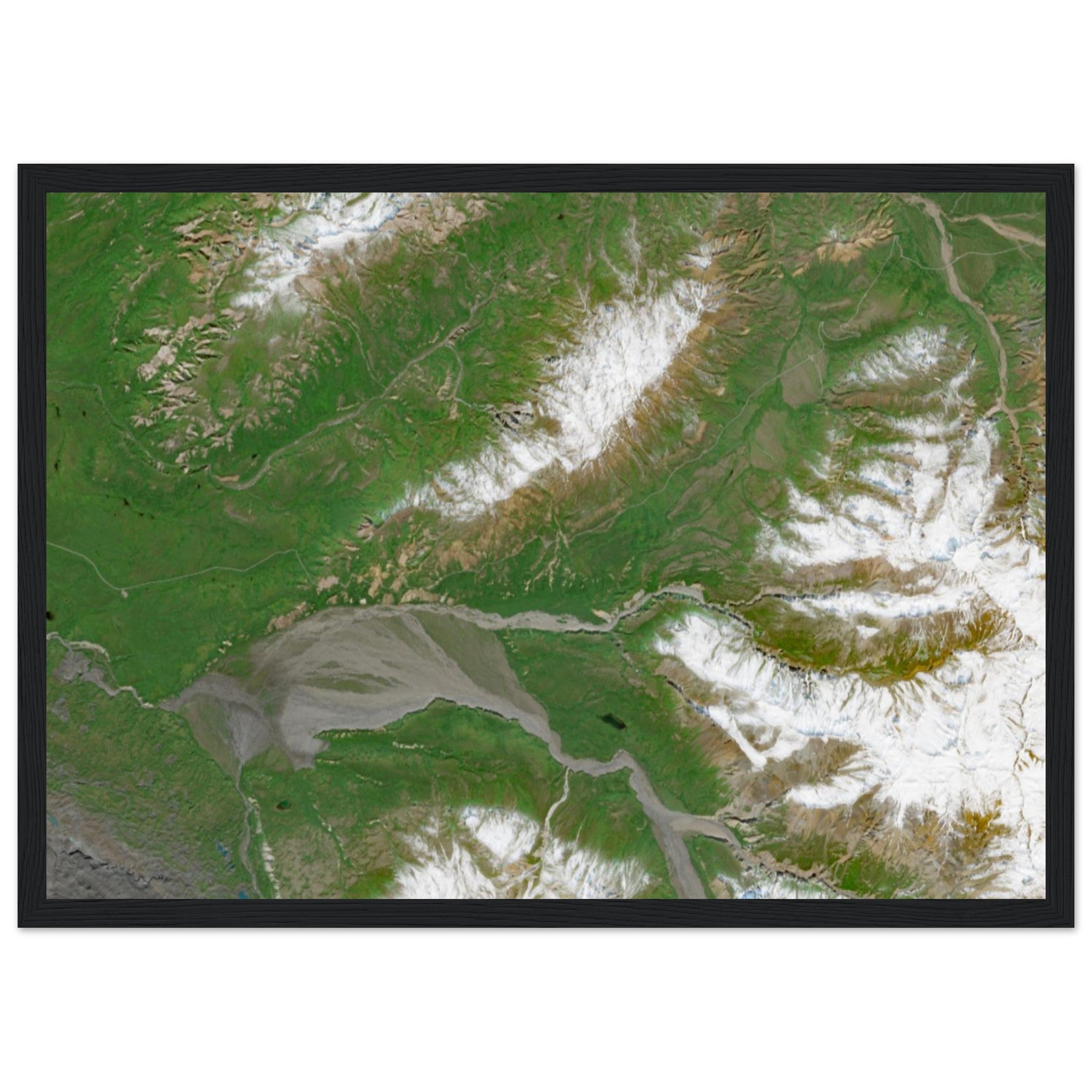 Denali National Park Natural Earth Print - Ink And Atlas