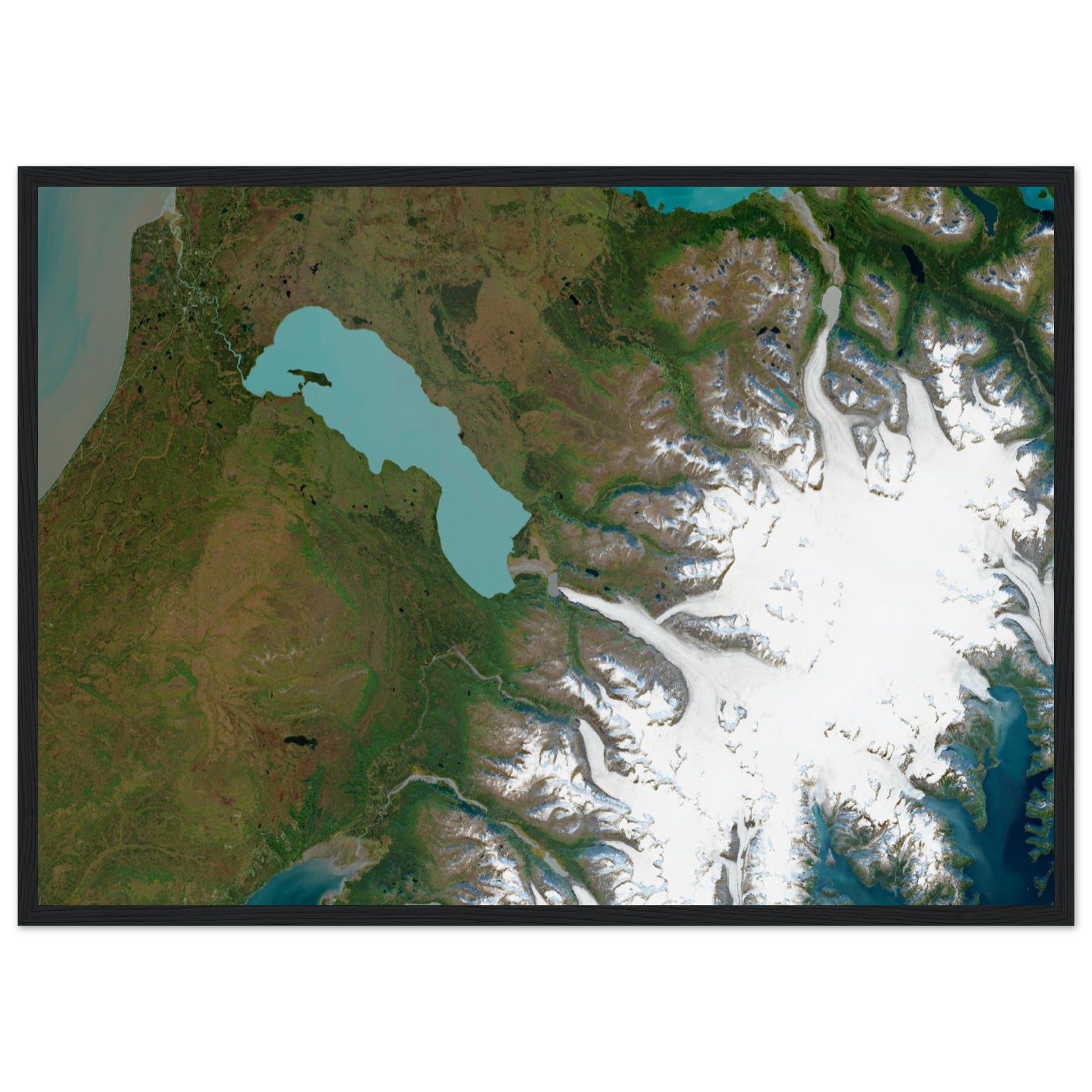 Kenai Fjords National Park Natural Earth Print - Ink And Atlas