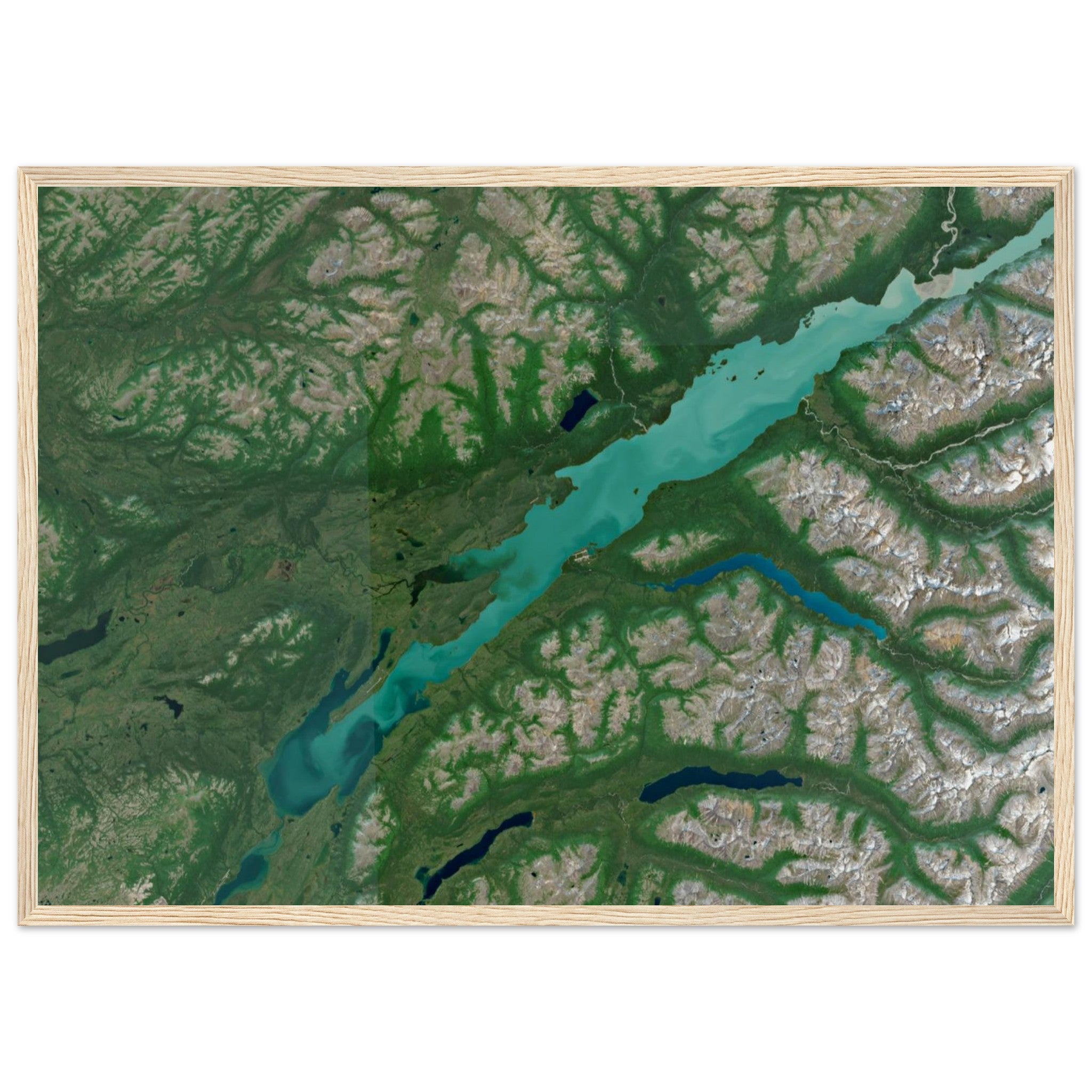 Lake Clark National Park Natural Earth Print - Ink And Atlas