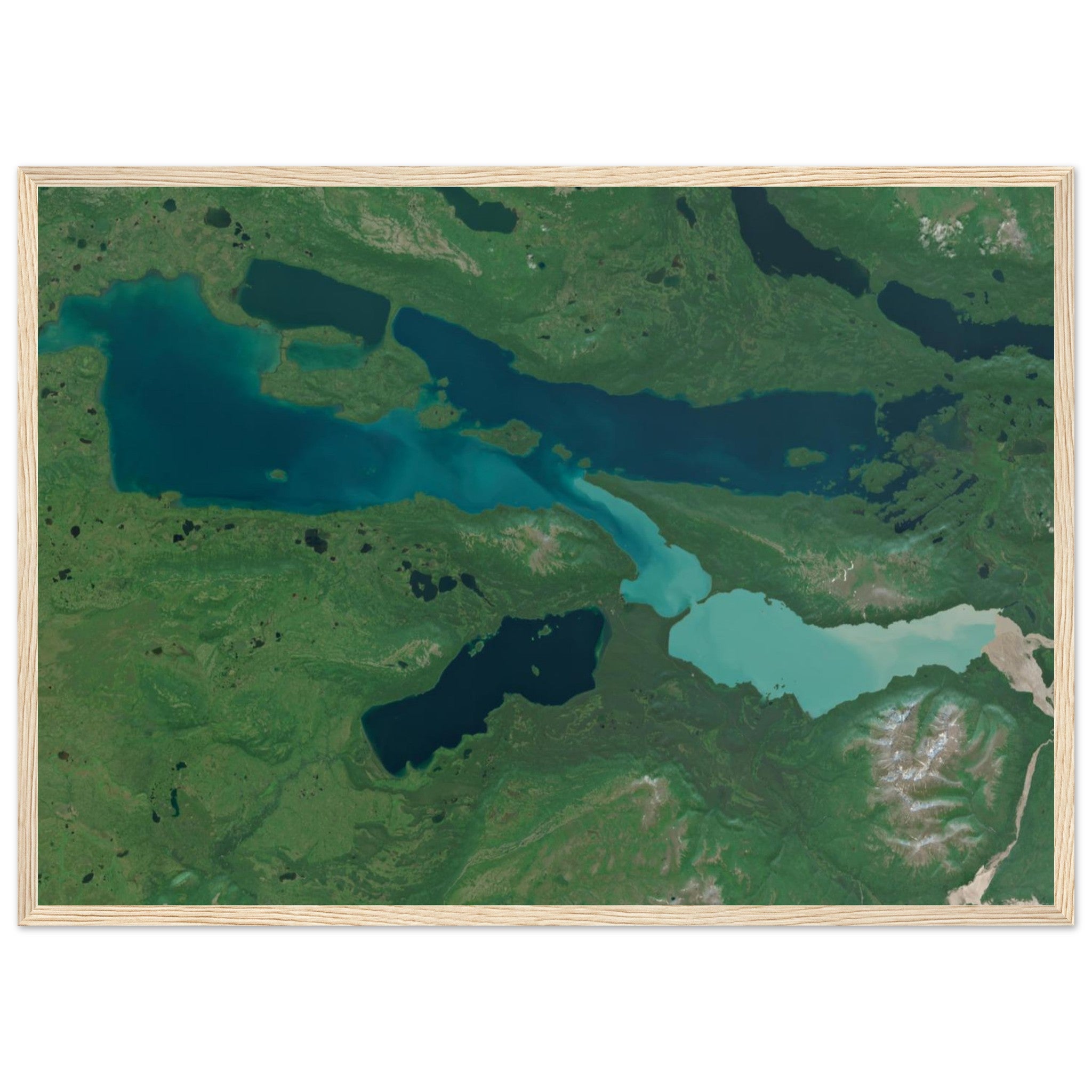 Katmai National Park Natural Earth Print - Ink And Atlas