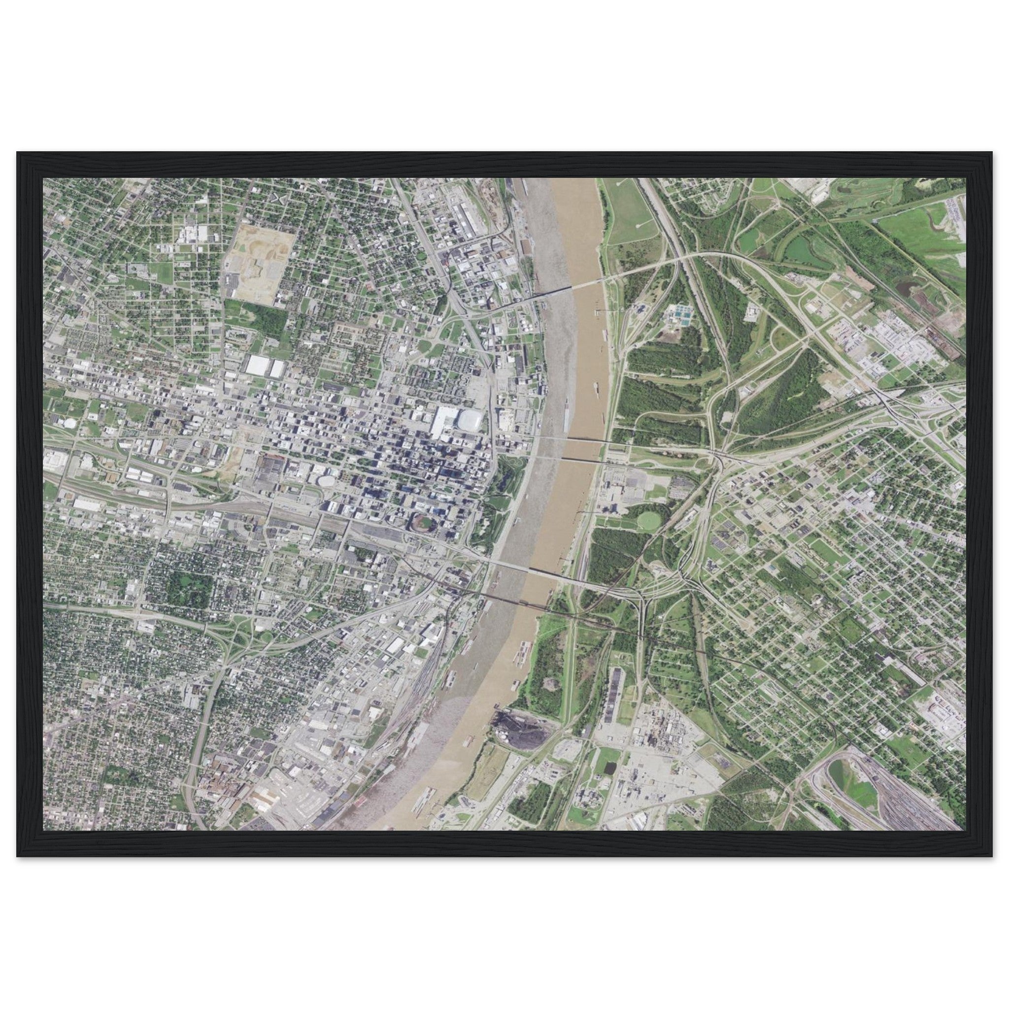 Gateway Arch National Park Natural Earth Print - Ink And Atlas