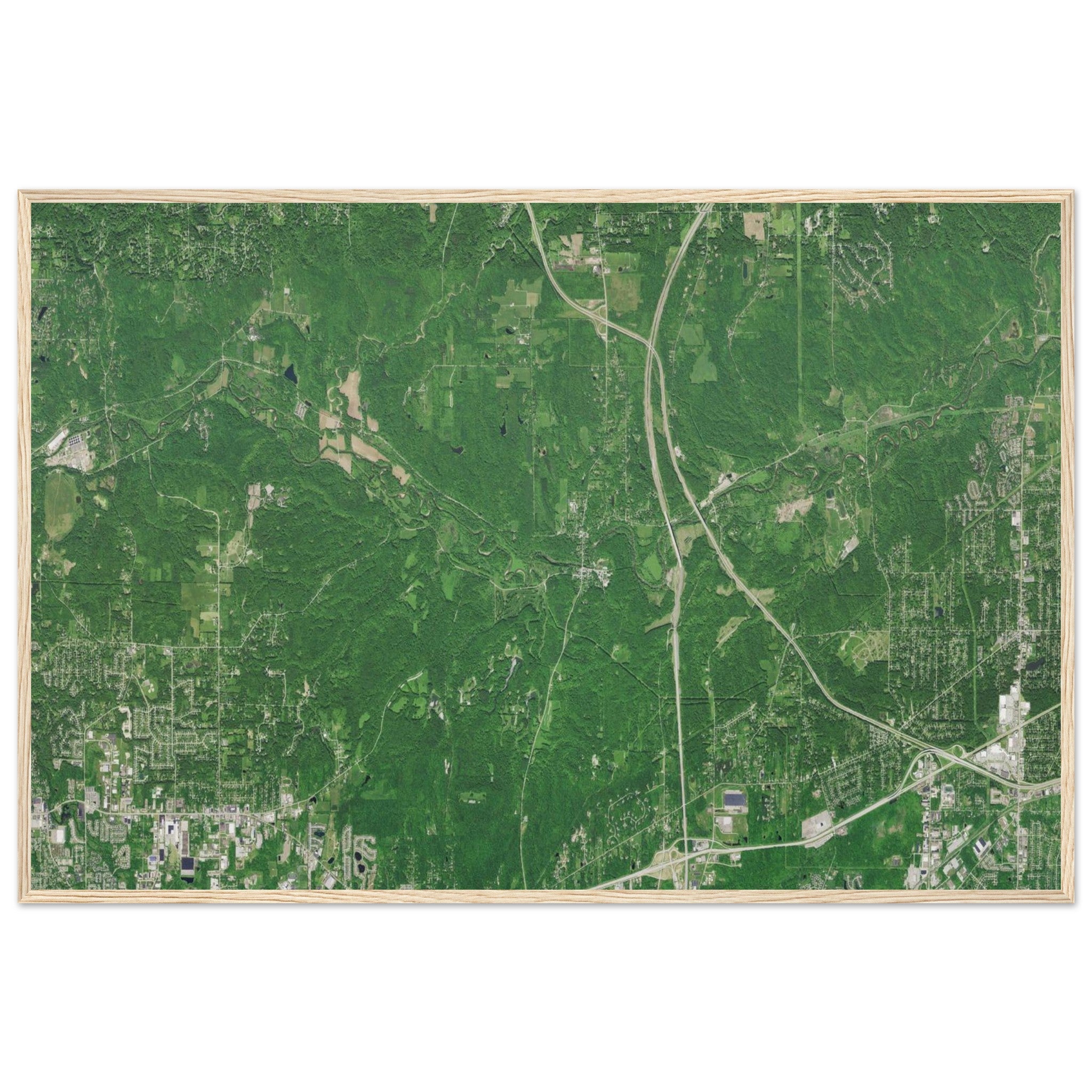 Cuyahoga Valley National Park Natural Earth Print - Ink And Atlas