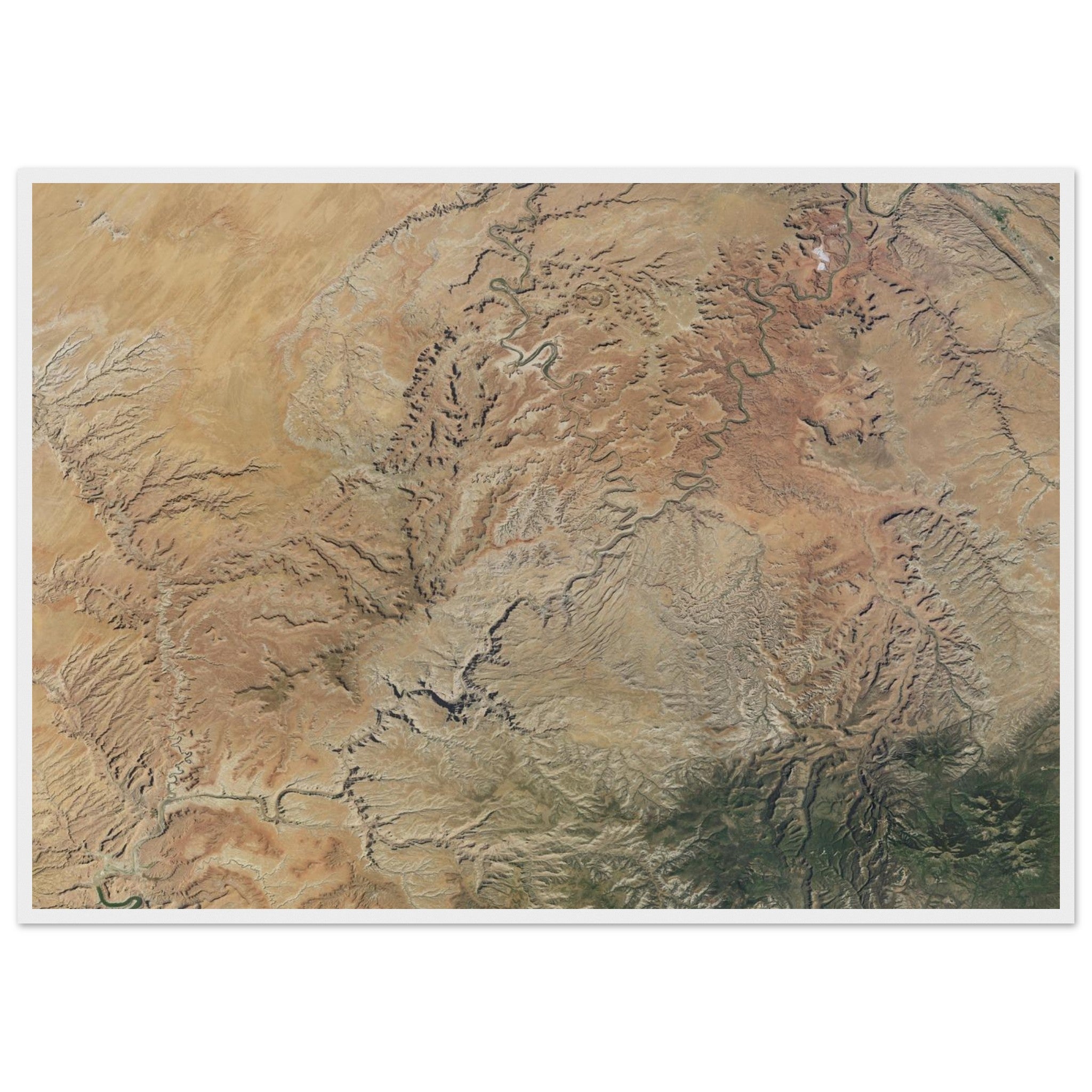 Canyonlands National Park Natural Earth Print - Ink And Atlas