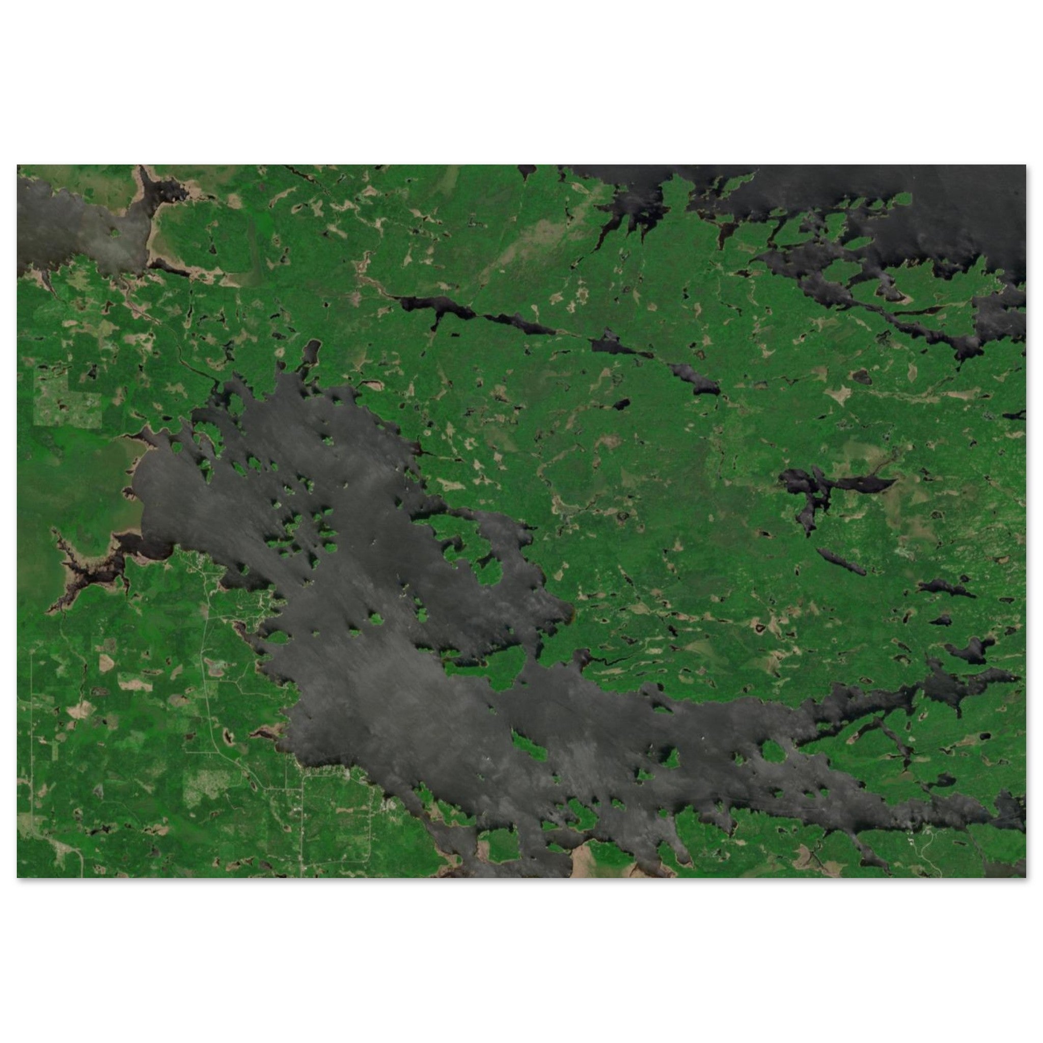 Voyageurs National Park Natural Earth Print - Ink And Atlas