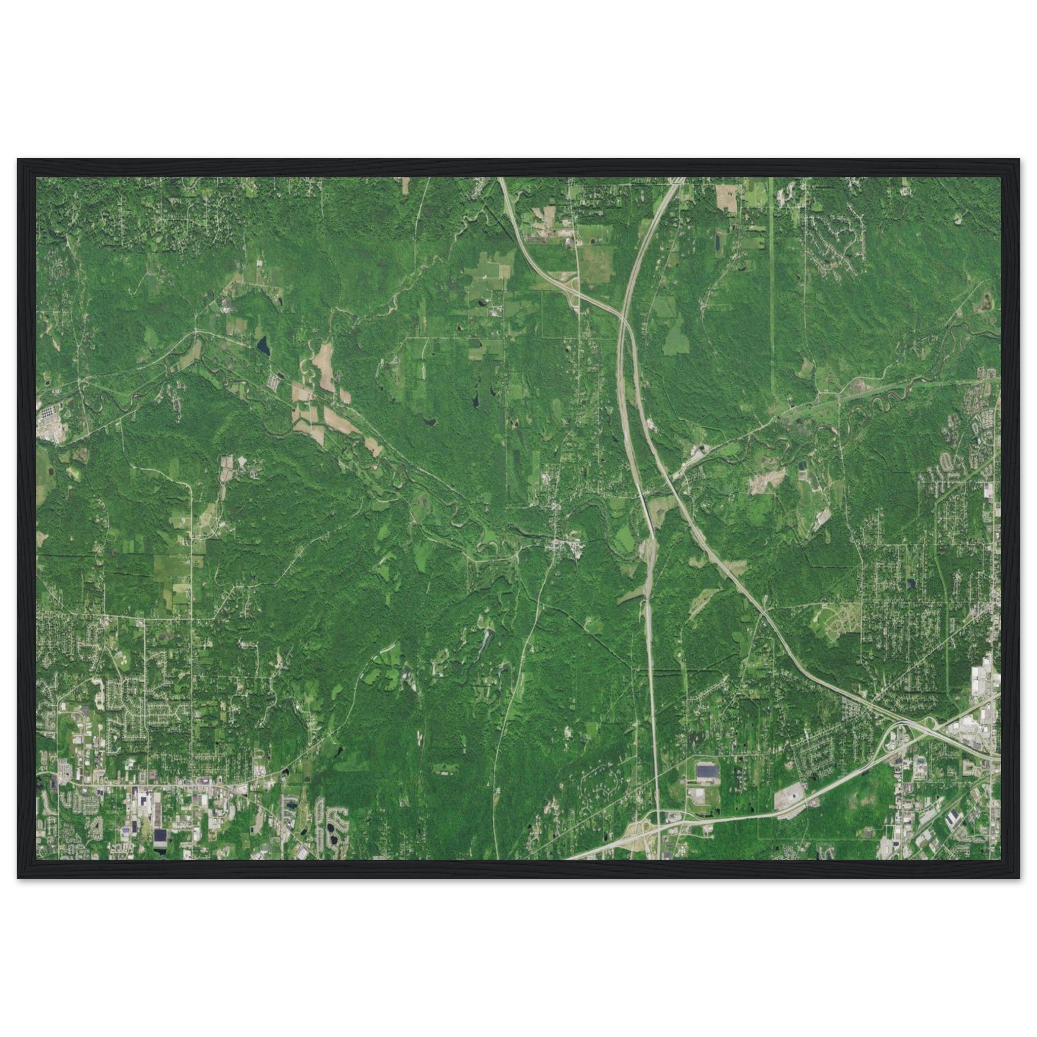 Cuyahoga Valley National Park Natural Earth Print - Ink And Atlas