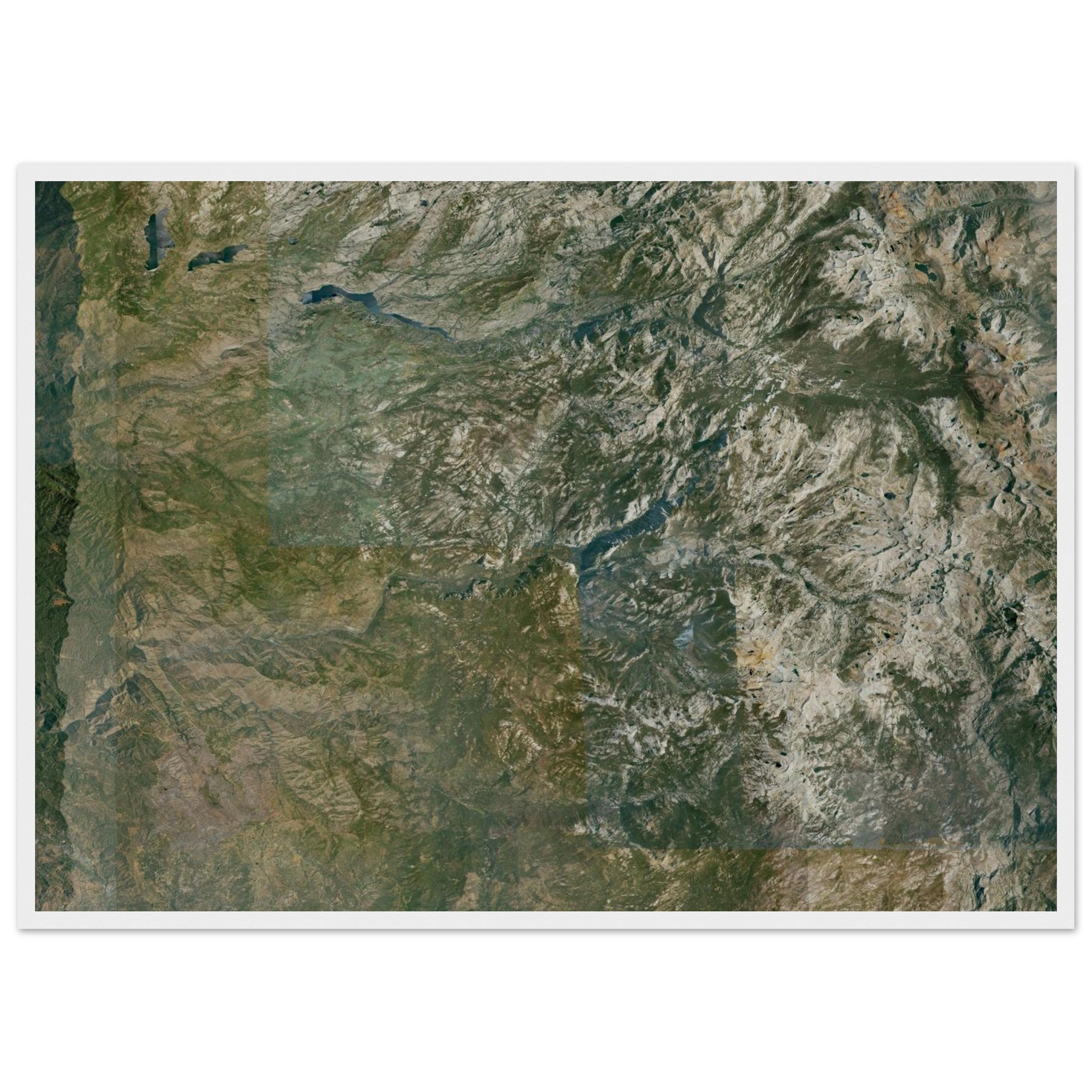 Yosemite National Park Natural Earth Print - Ink And Atlas