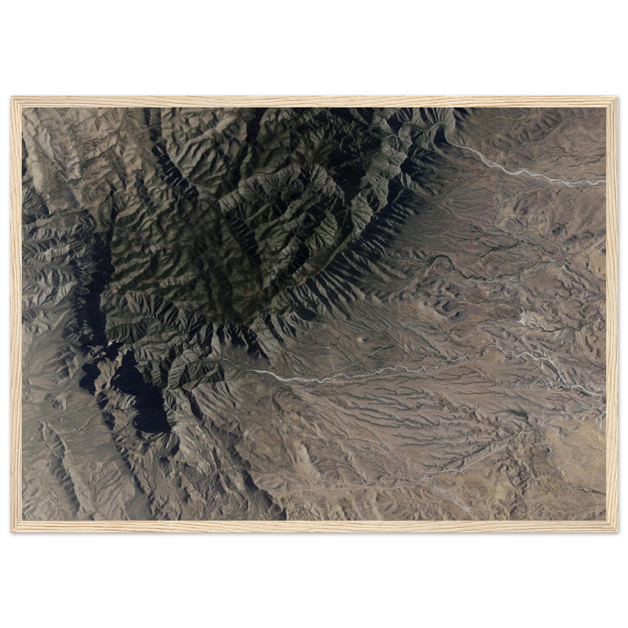 Guadalupe Mountains National Park Natural Earth Print - Ink And Atlas
