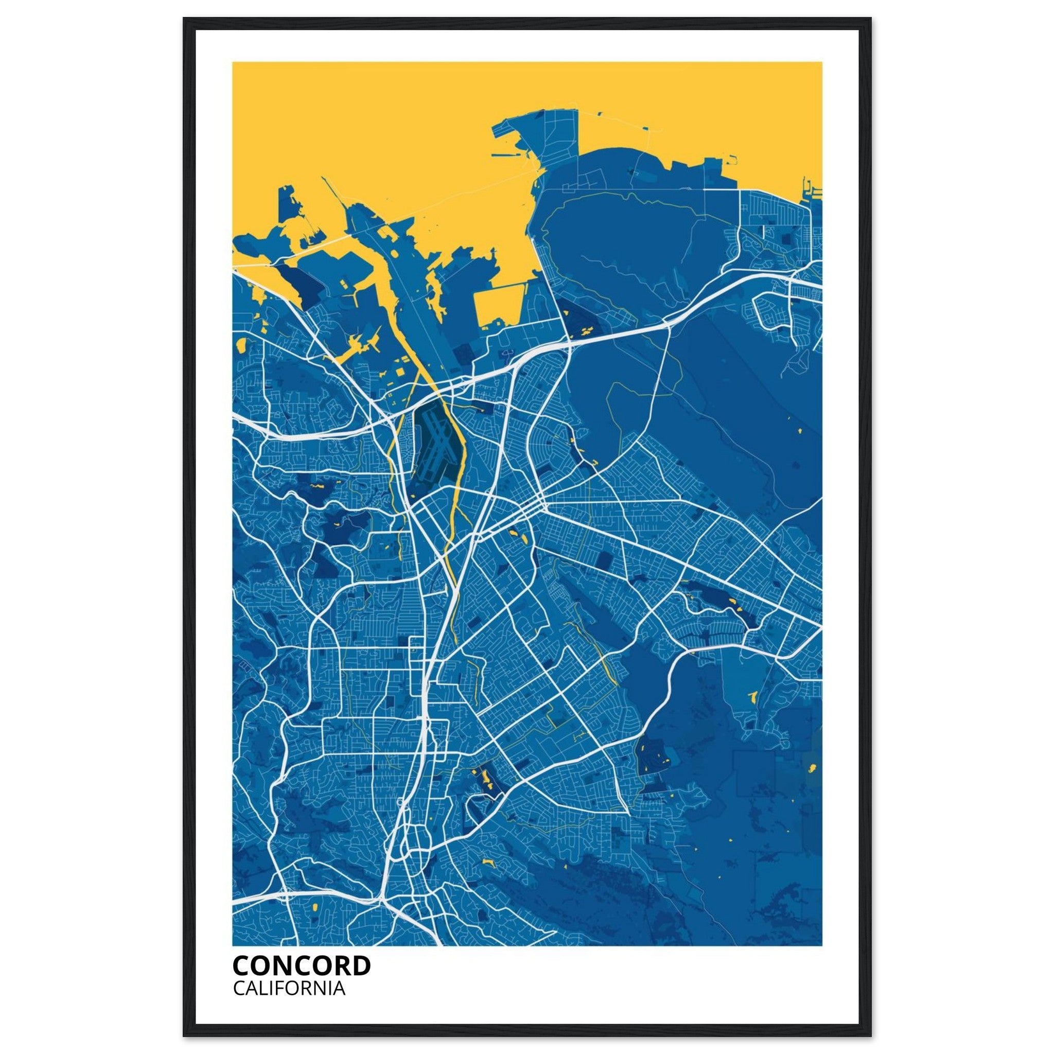concord map poster print