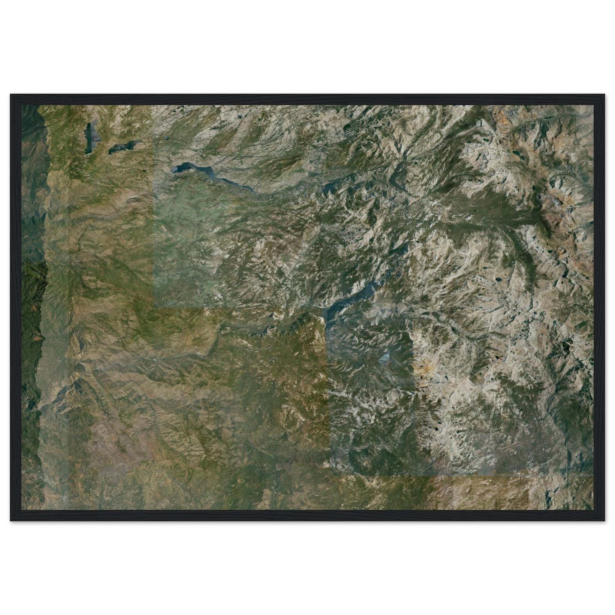 Yosemite National Park Natural Earth Print - Ink And Atlas