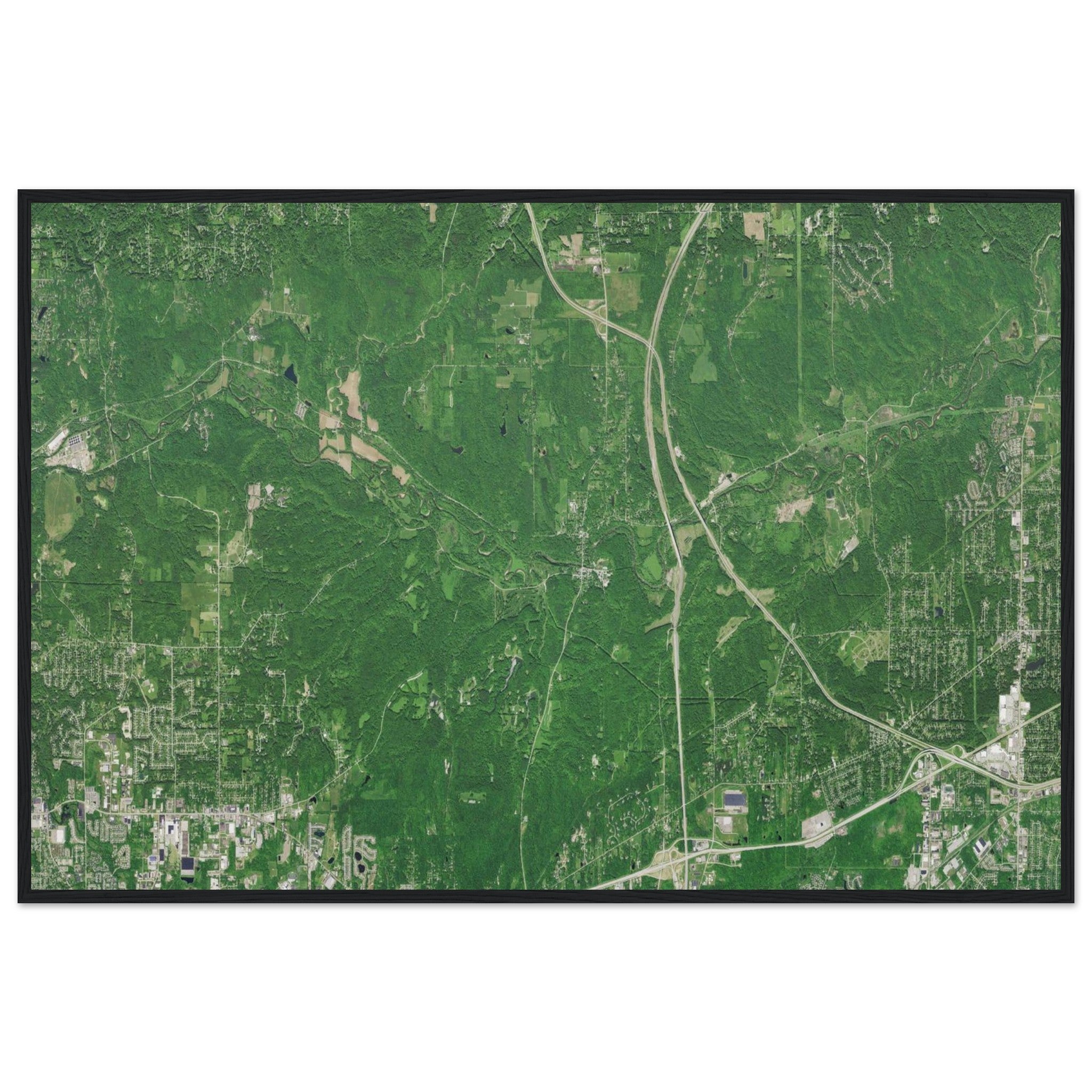 Cuyahoga Valley National Park Natural Earth Print - Ink And Atlas