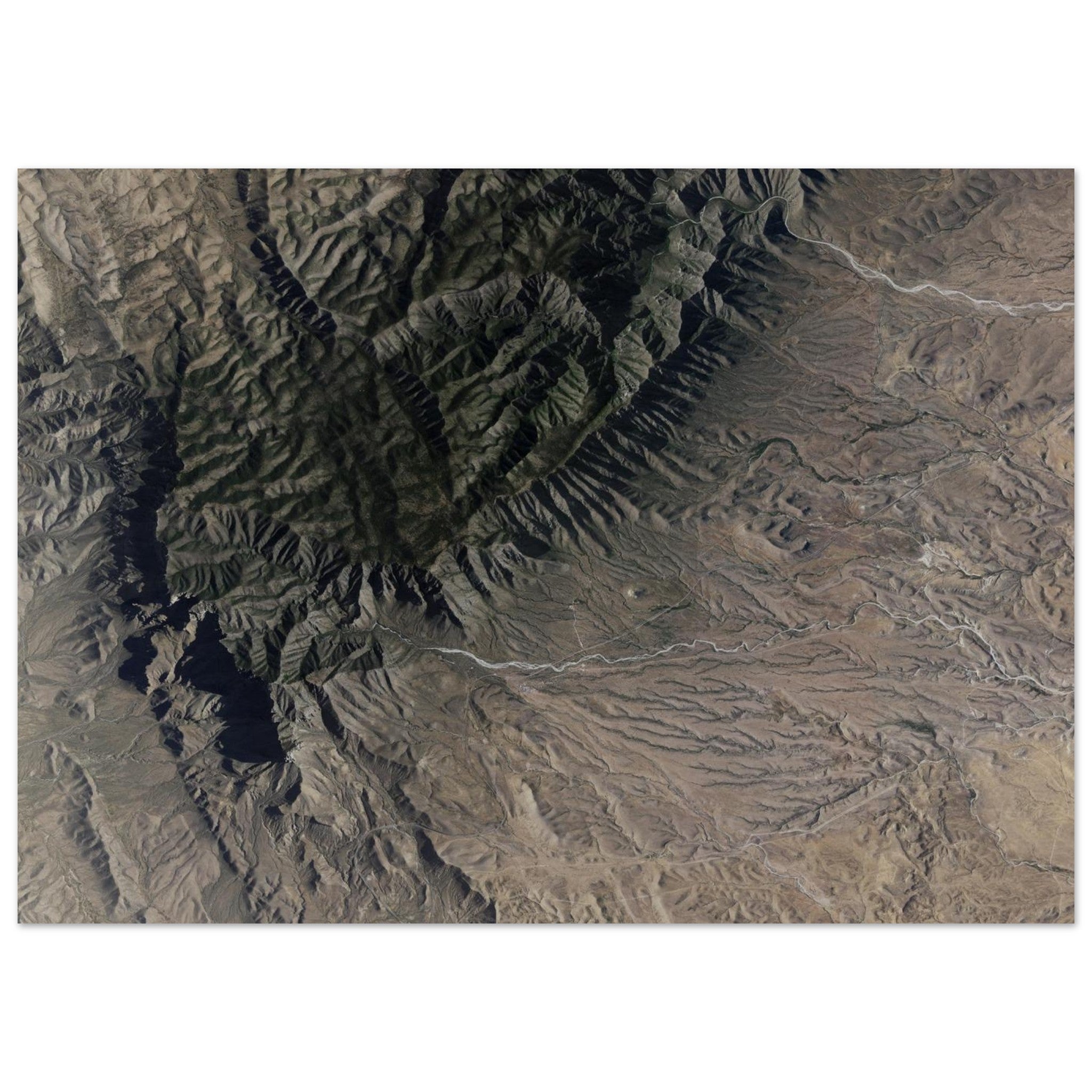 Guadalupe Mountains National Park Natural Earth Print - Ink And Atlas