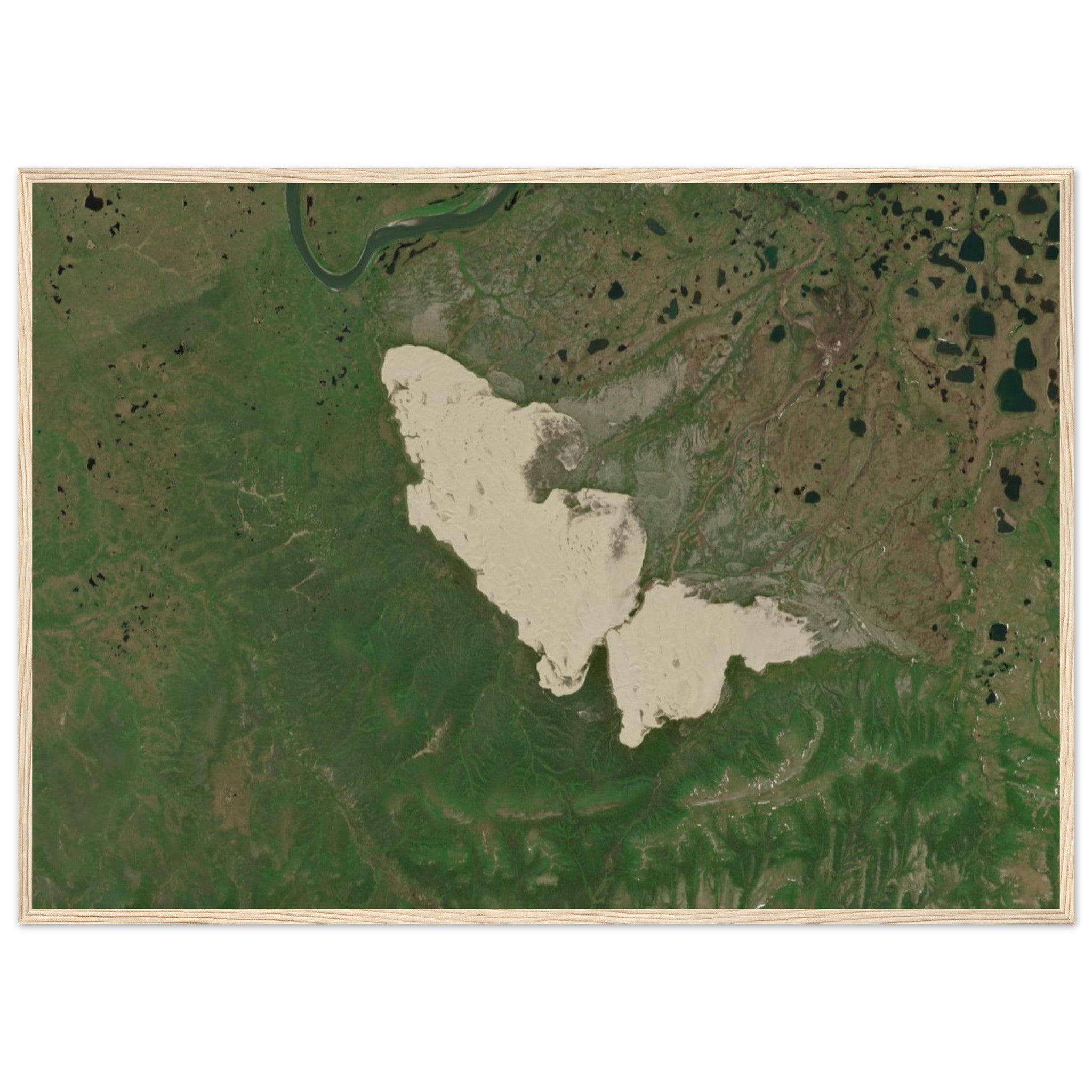 Kobuk Valley National Park Natural Earth Print - Ink And Atlas