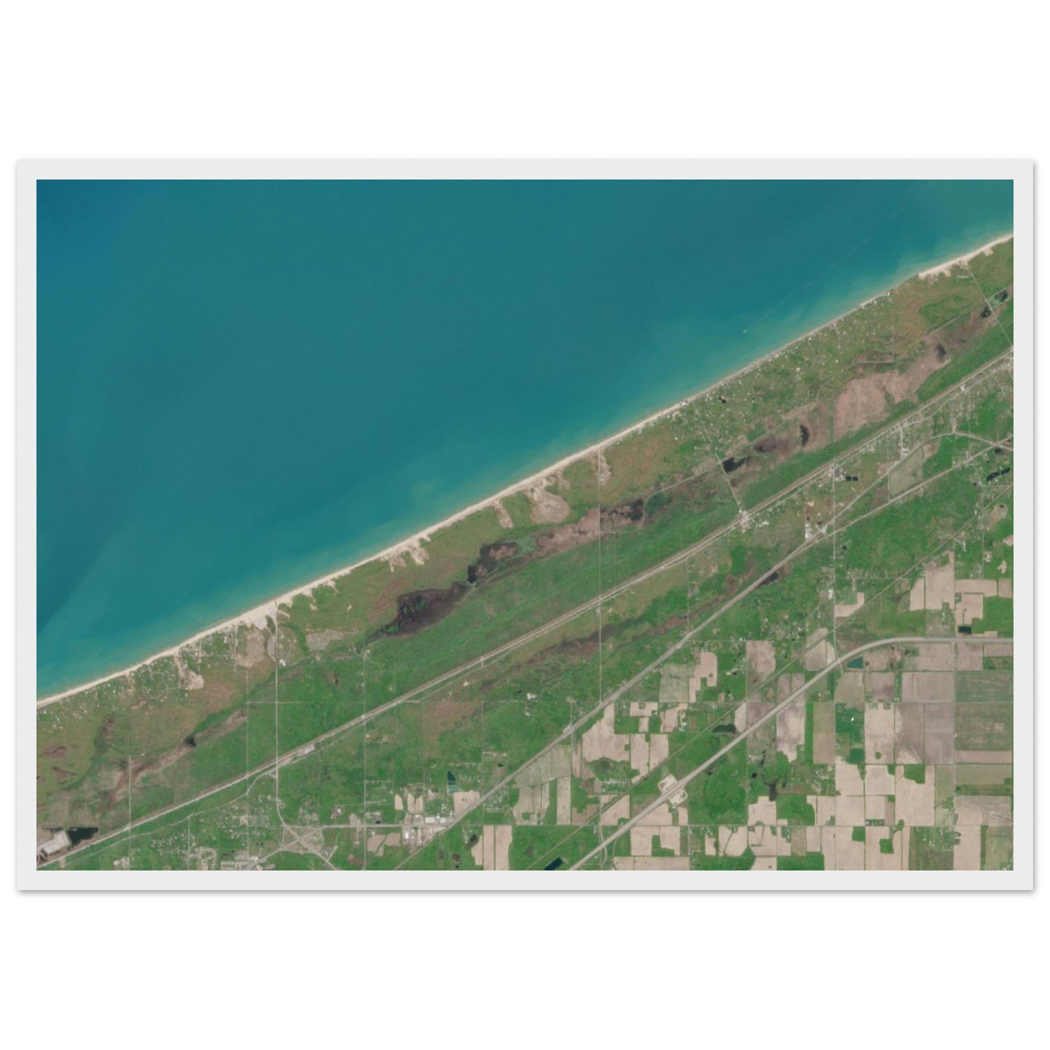 Indiana Dunes National Park Natural Earth Print - Ink And Atlas