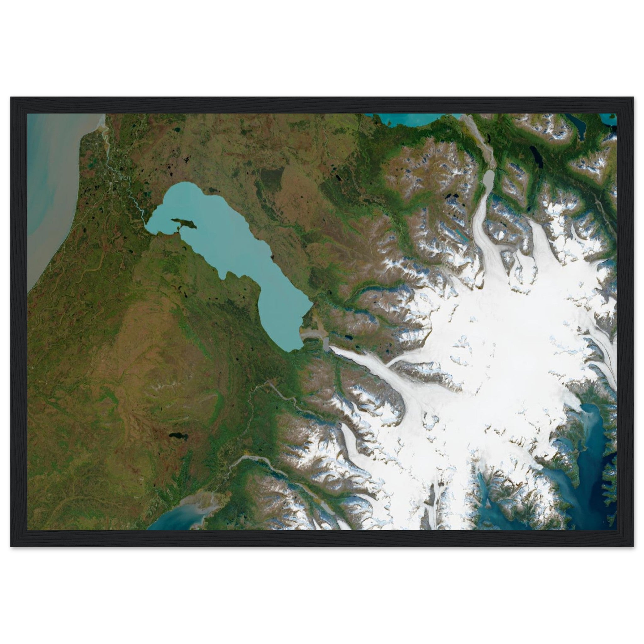 Kenai Fjords National Park Natural Earth Print - Ink And Atlas