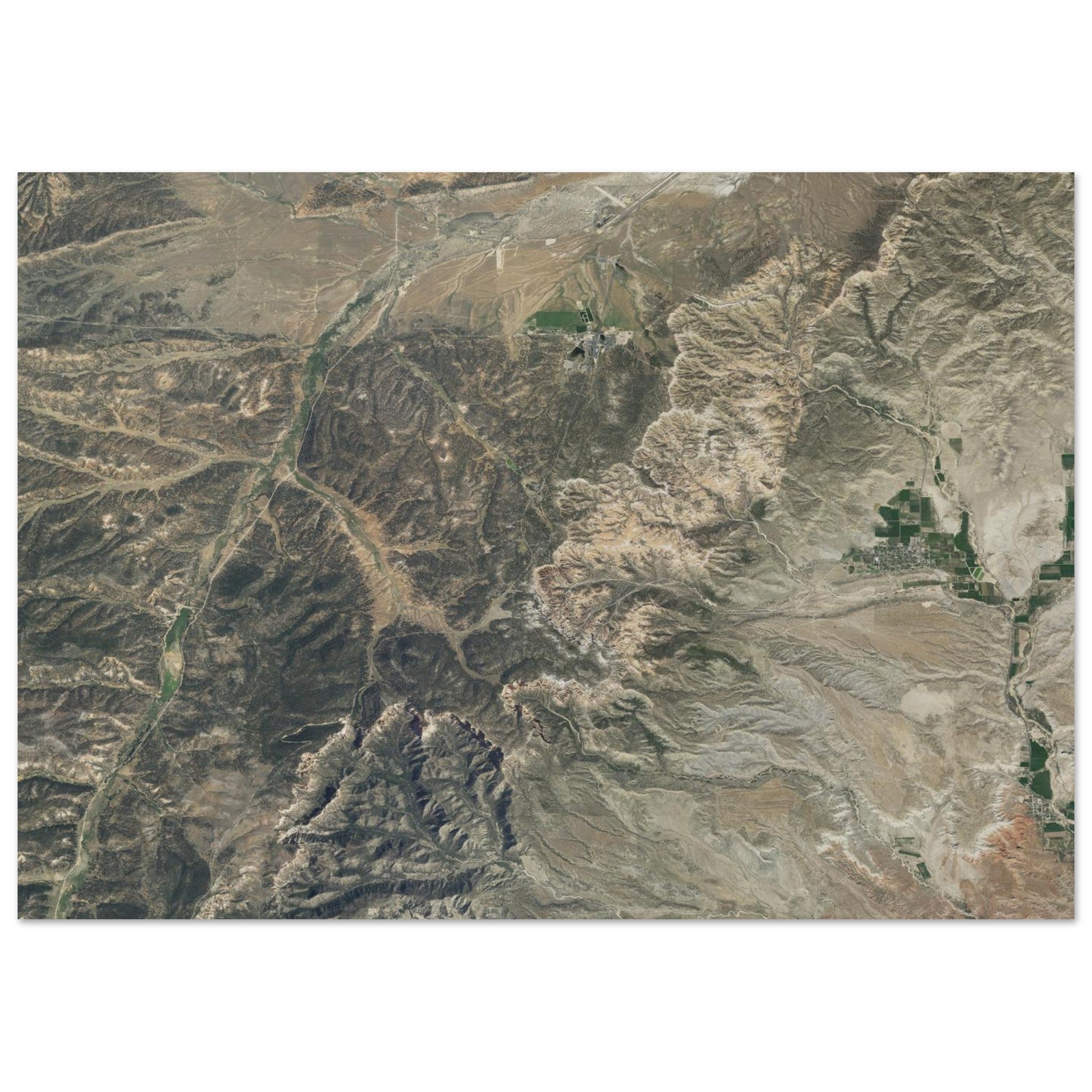 Bryce Canyon National Park Natural Earth Print - Ink And Atlas