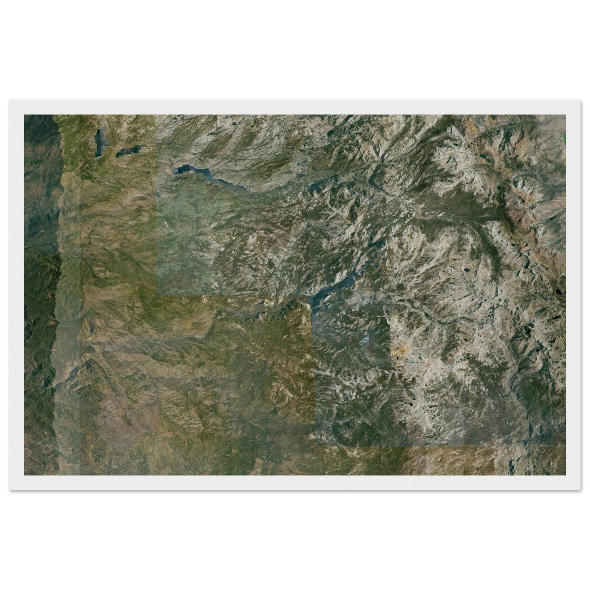 Yosemite National Park Natural Earth Print - Ink And Atlas