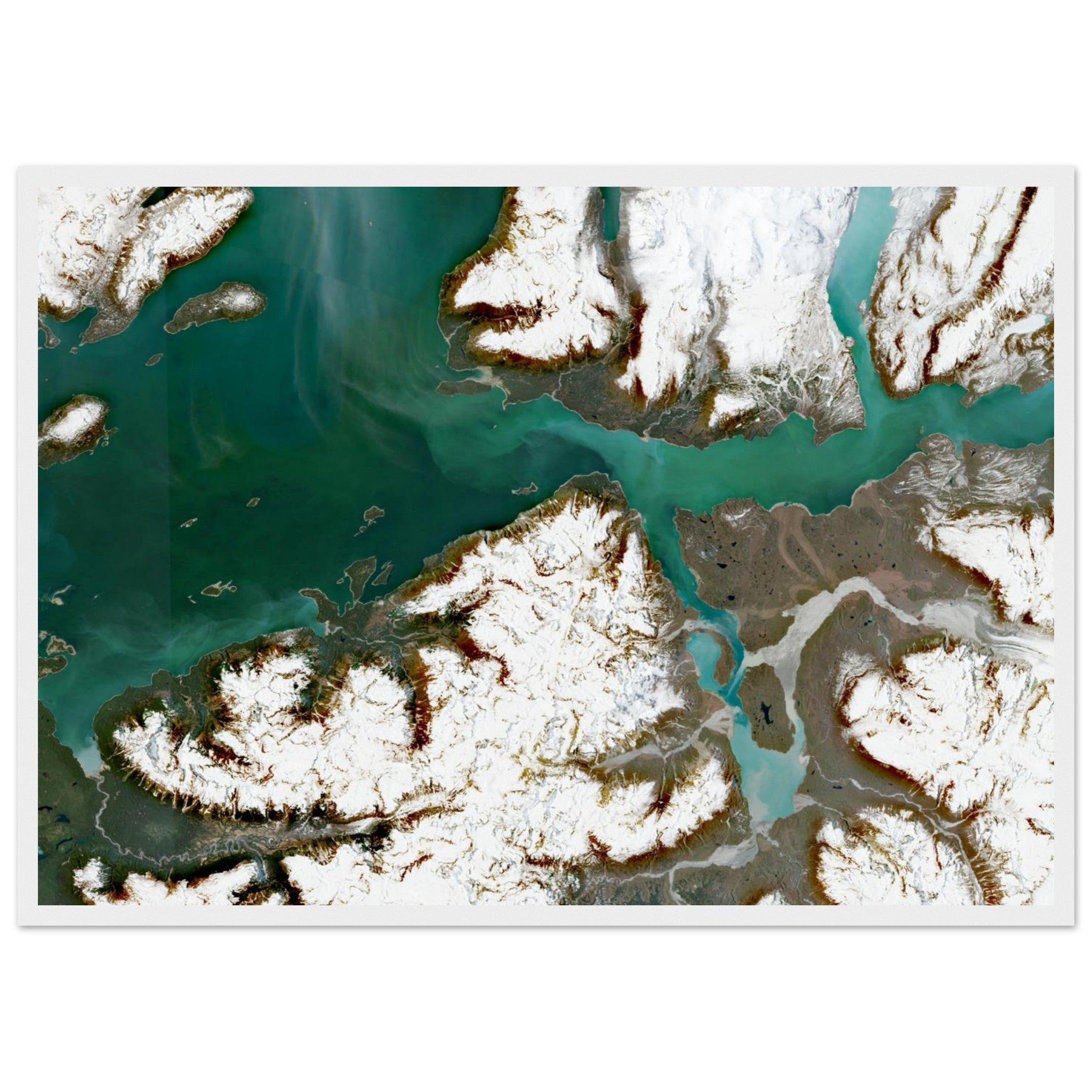 Glacier Bay National Park Natural Earth Print - Ink And Atlas